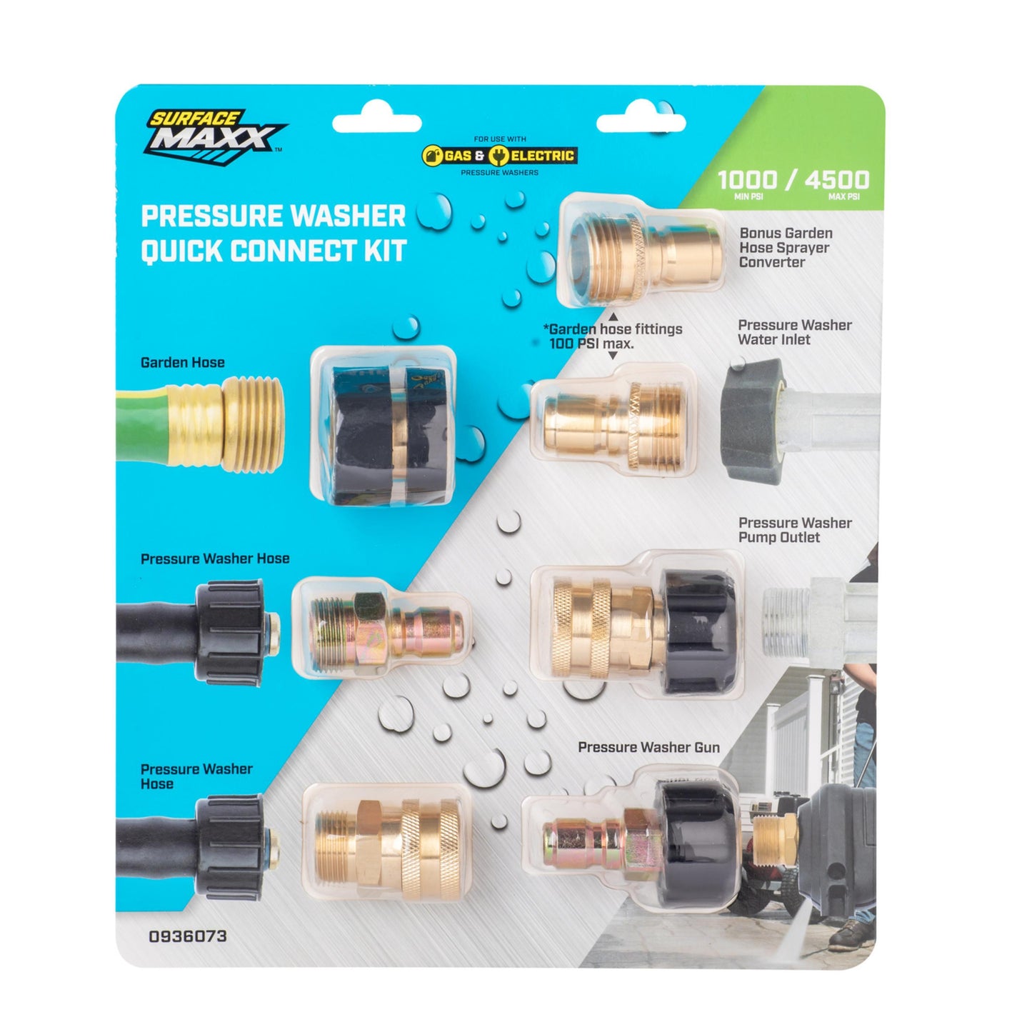 SurfaceMaxx Quick Connect Kit 4500 PSI