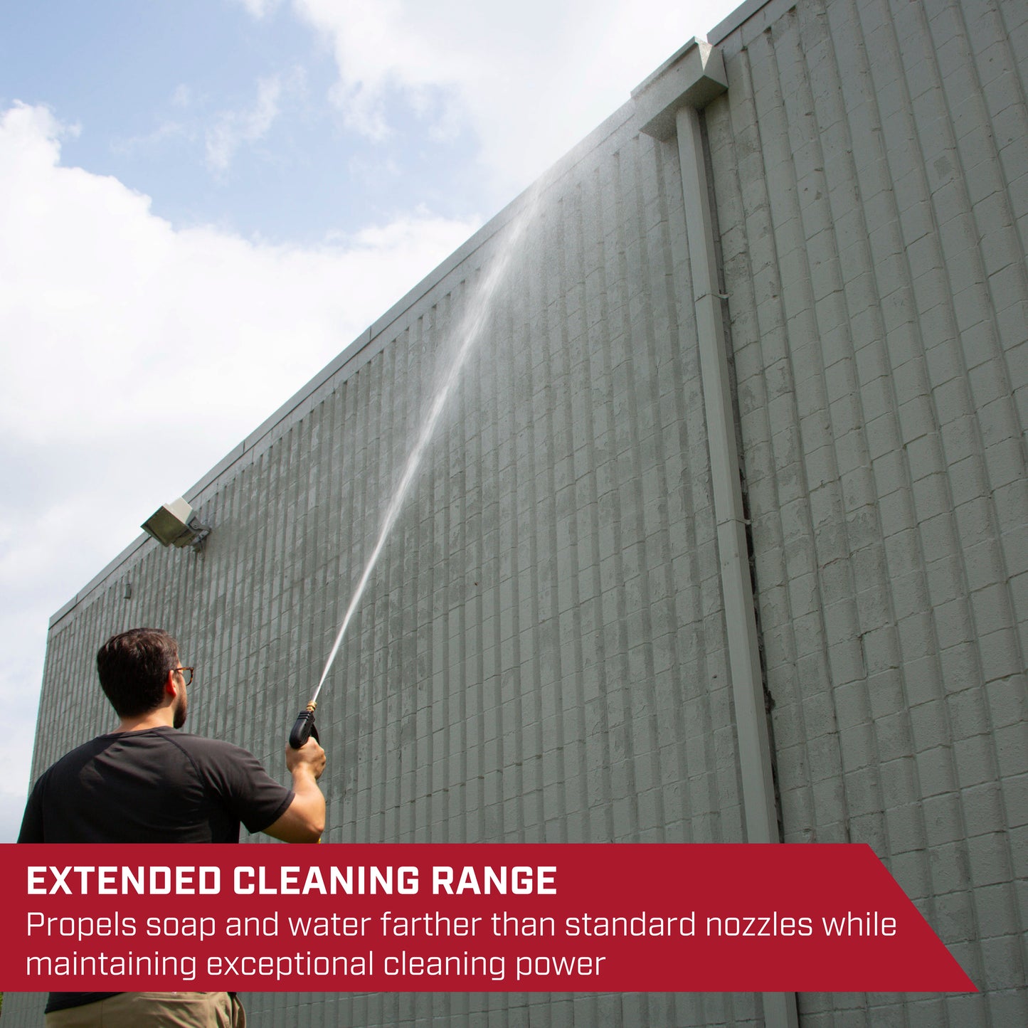 SurfaceMaxx PRO Shooter Stainless Steel High Soap Nozzle - 3.0 Nozzle Size