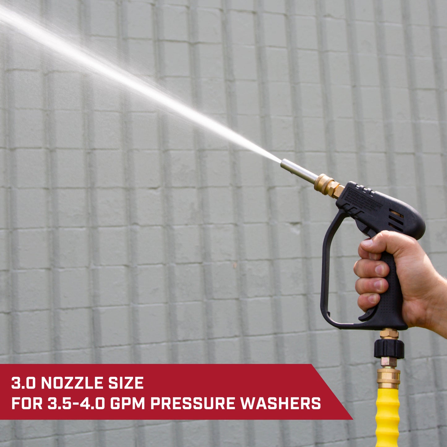 SurfaceMaxx PRO Shooter Stainless Steel High Soap Nozzle - 3.0 Nozzle Size