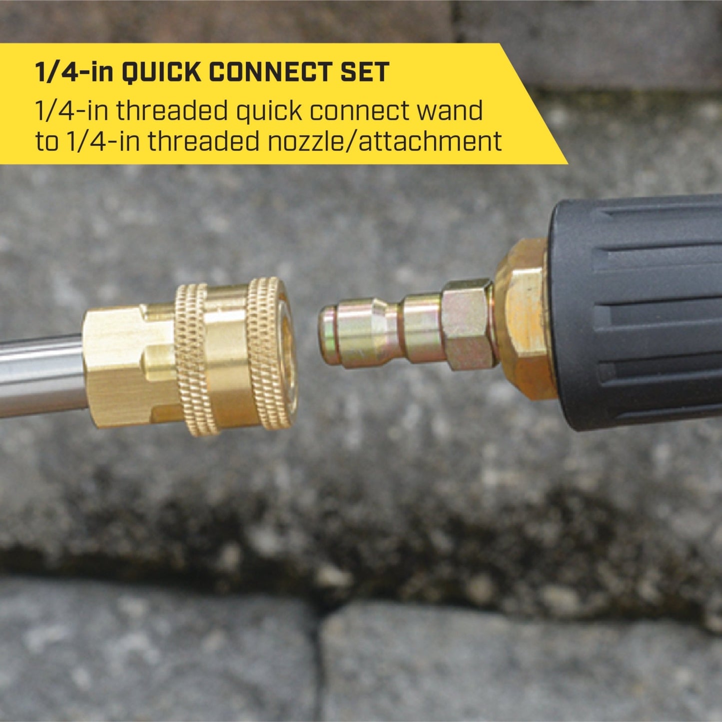SurfaceMaxx 1/4 - in Quick Disconnect Set
