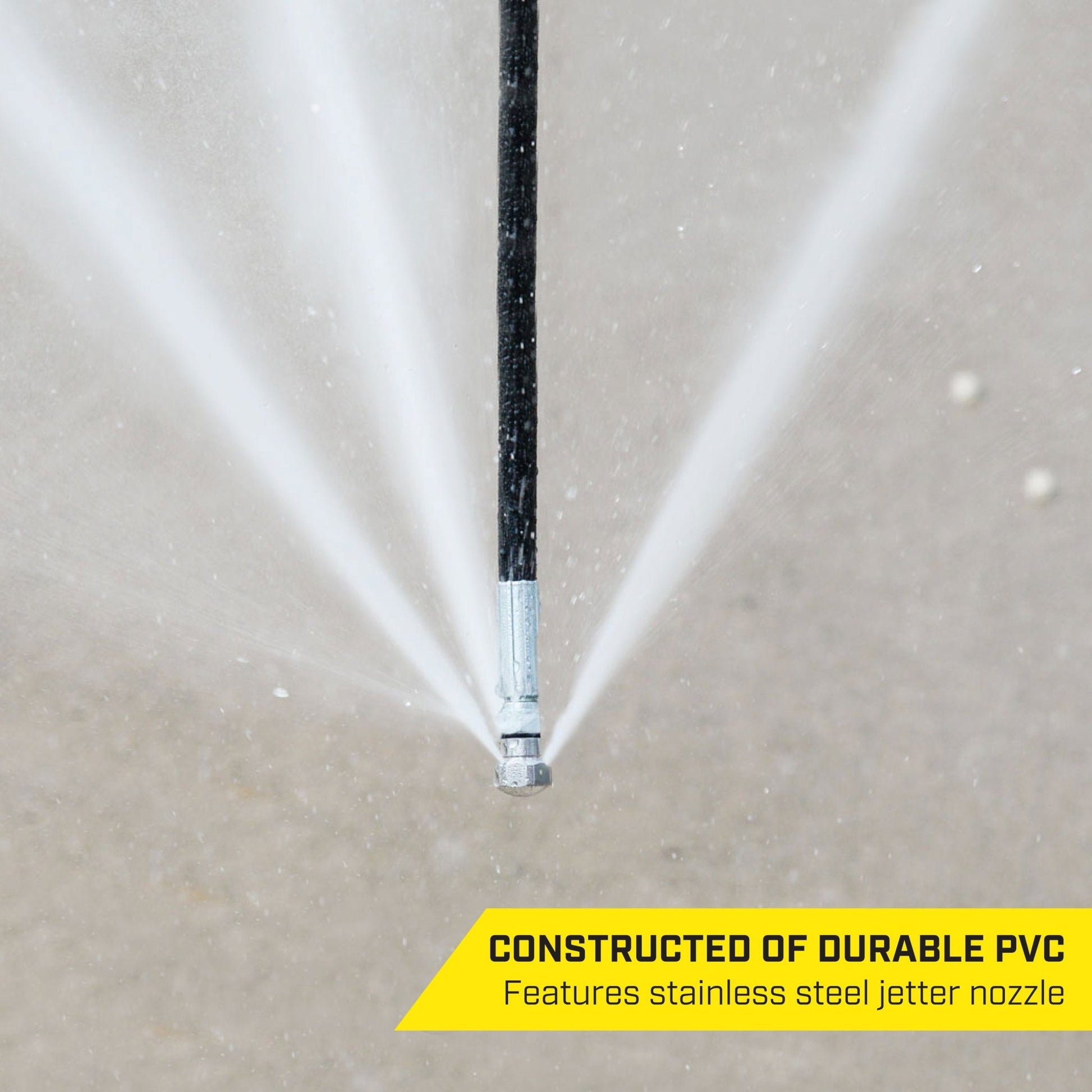 SurfaceMaxx 1/4 - in x 100 - ft Drain Cleaner Hose
