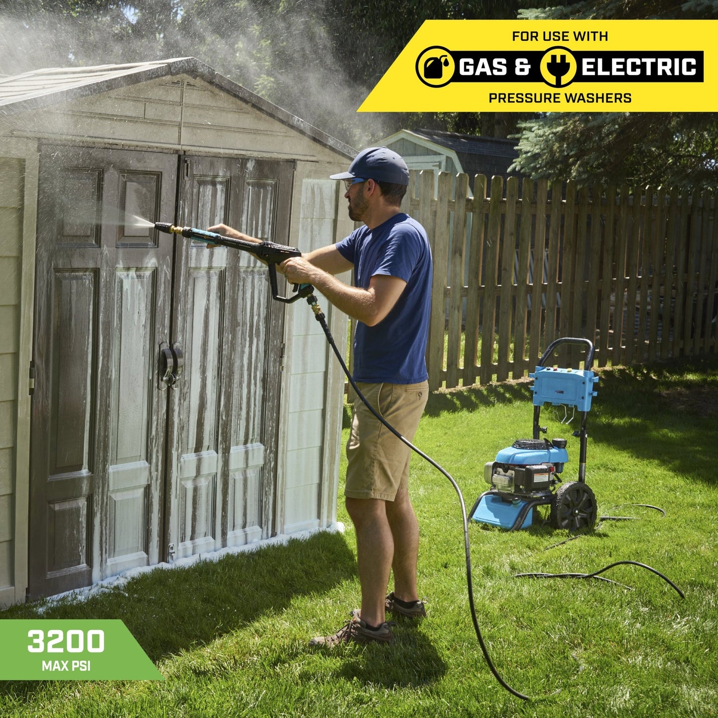 SurfaceMaxx 1/4 - in x 50 - ft Pressure Washer Replacement Hose