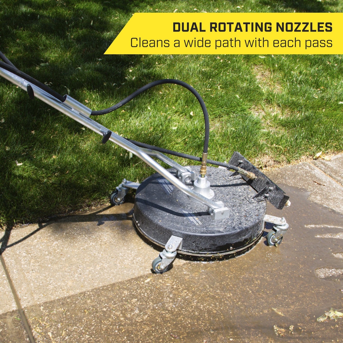 SurfaceMaxx 20 - inch Walk - Behind Surface Cleaner With Water Broom