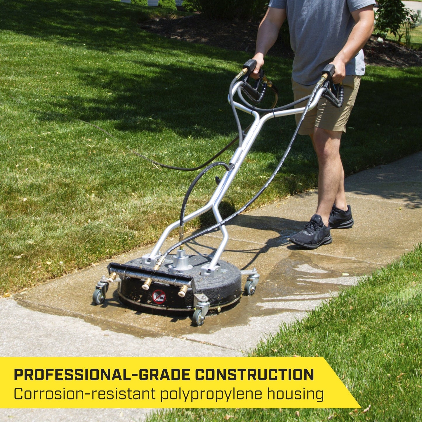SurfaceMaxx 20 - inch Walk - Behind Surface Cleaner With Water Broom
