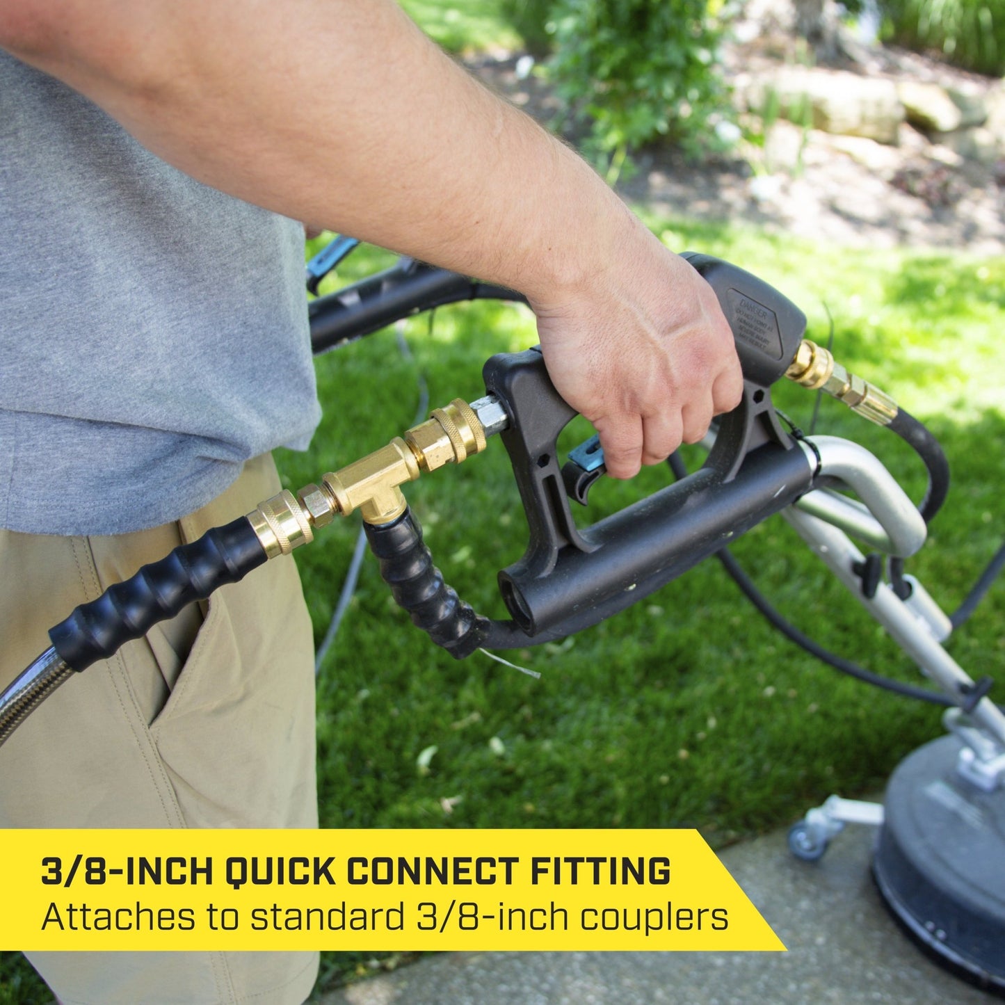 SurfaceMaxx 20 - inch Walk - Behind Surface Cleaner With Water Broom