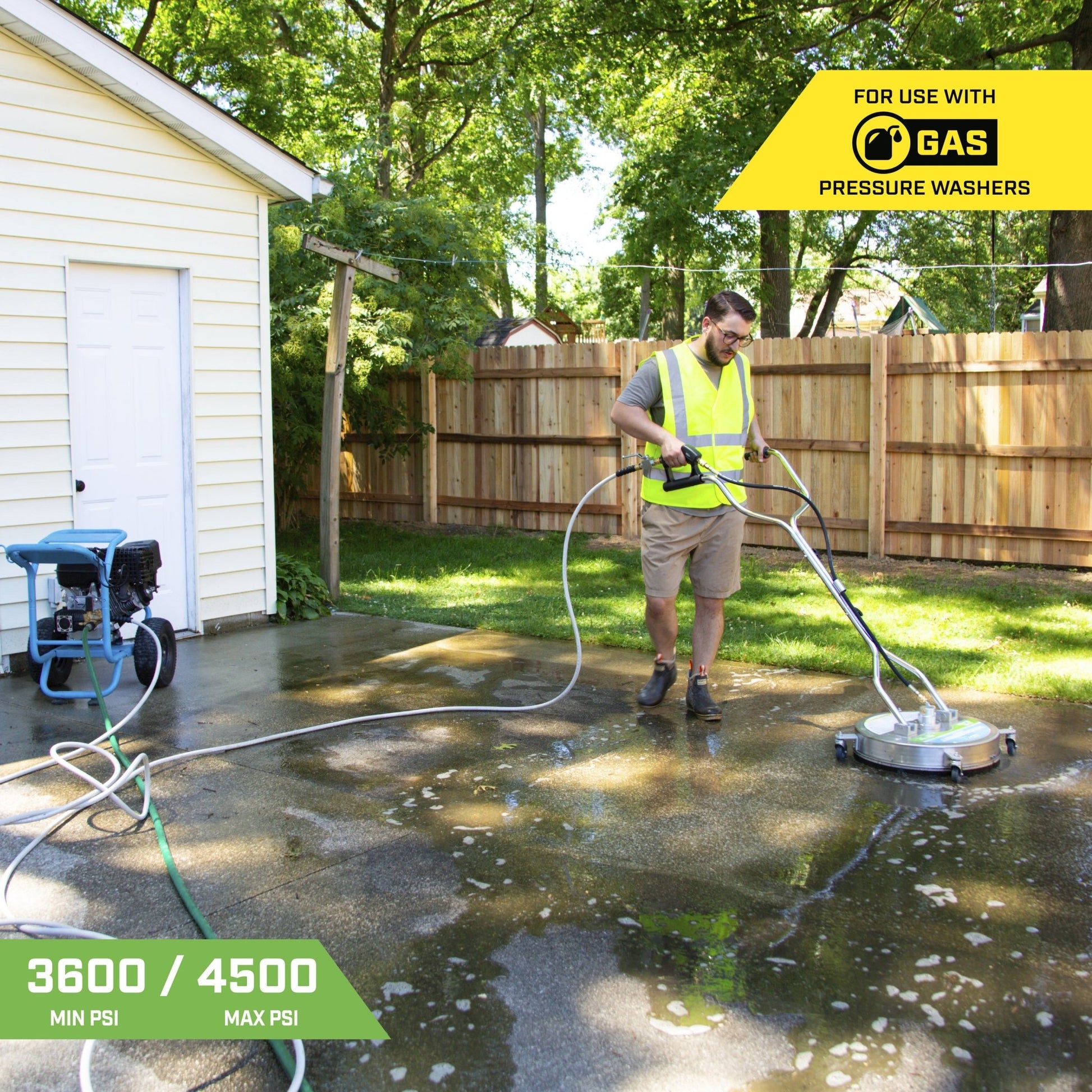 SurfaceMaxx 21 - inch Walk - Behind Stainless Steel Surface Cleaner