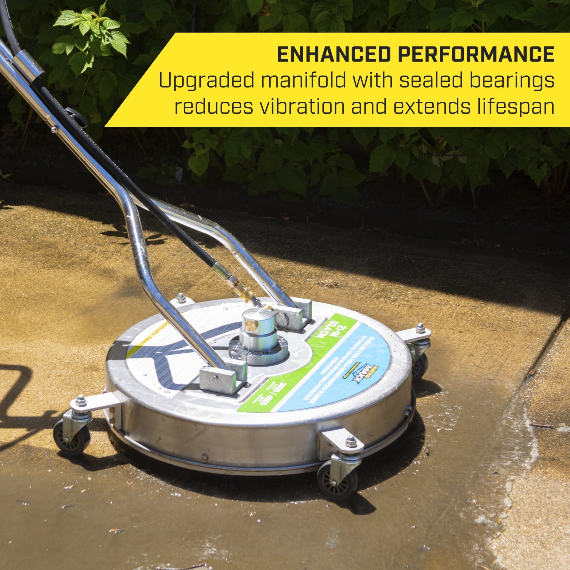 SurfaceMaxx 21 - inch Walk - Behind Stainless Steel Surface Cleaner