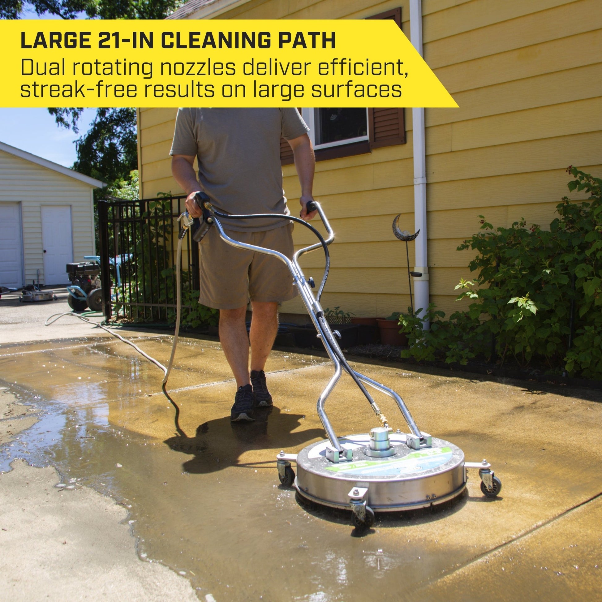 SurfaceMaxx 21 - inch Walk - Behind Stainless Steel Surface Cleaner