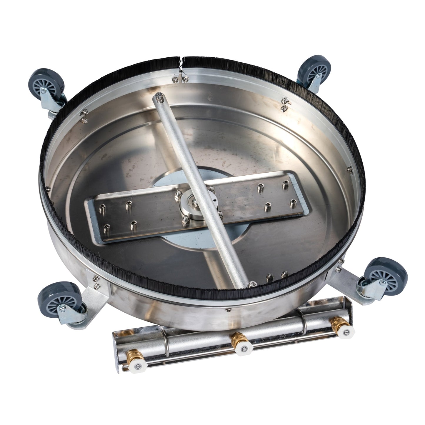 SurfaceMaxx 21 - inch Walk - Behind Stainless Steel Surface Cleaner with Water Broom