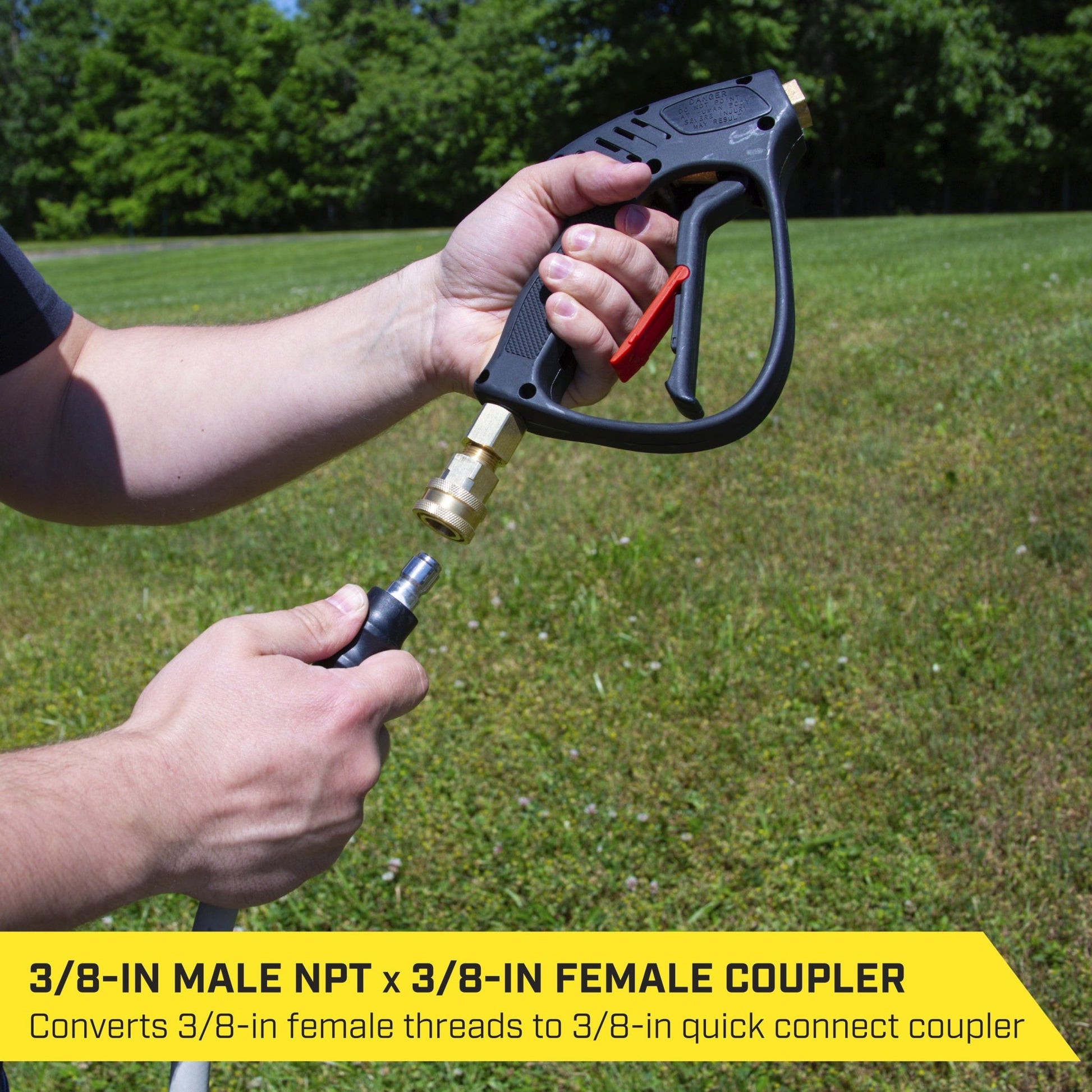 SurfaceMaxx 3/8 - in Male NPT x 3/8 - in Female Coupler