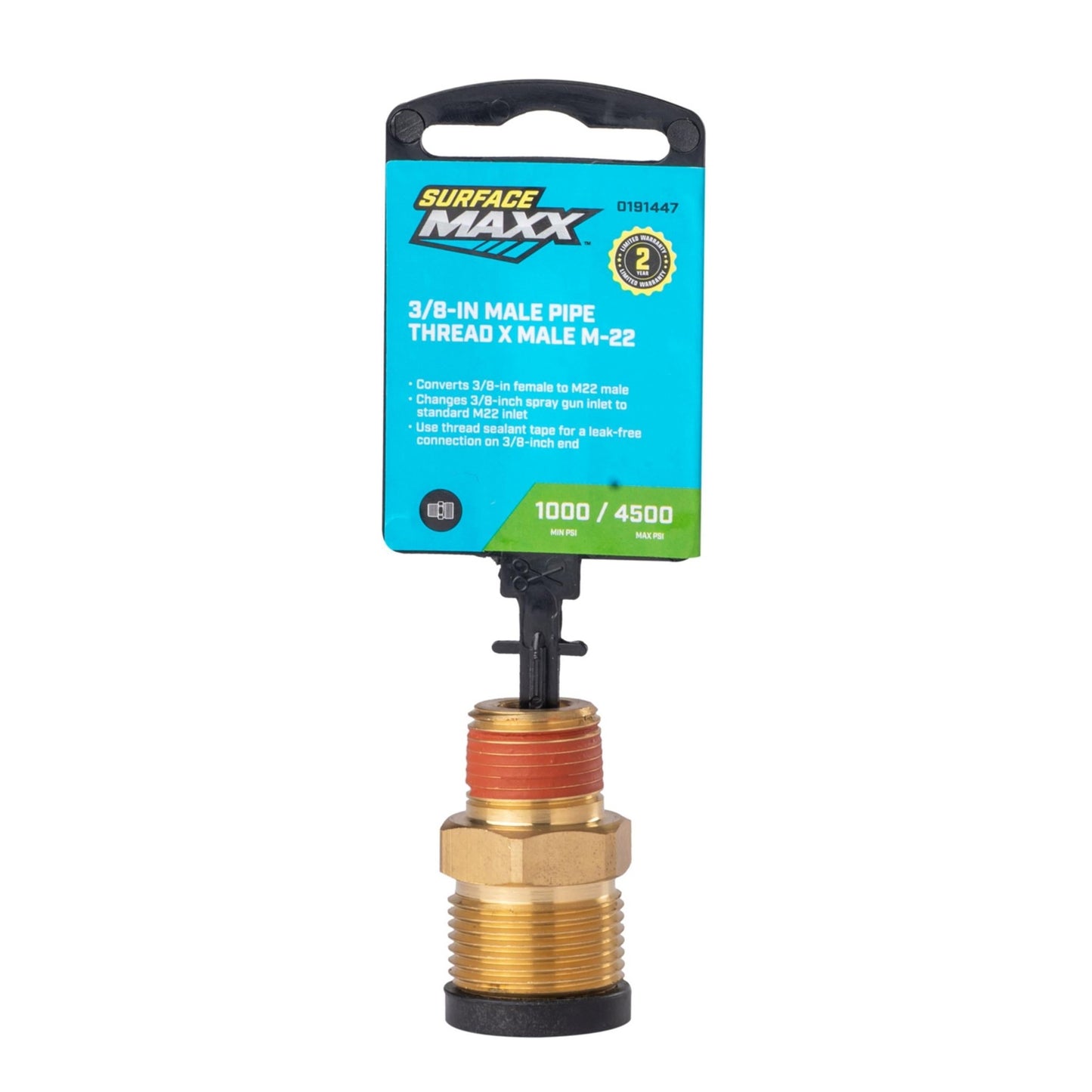 SurfaceMaxx 3/8 - in Male Pipe Thread x Male M - 22