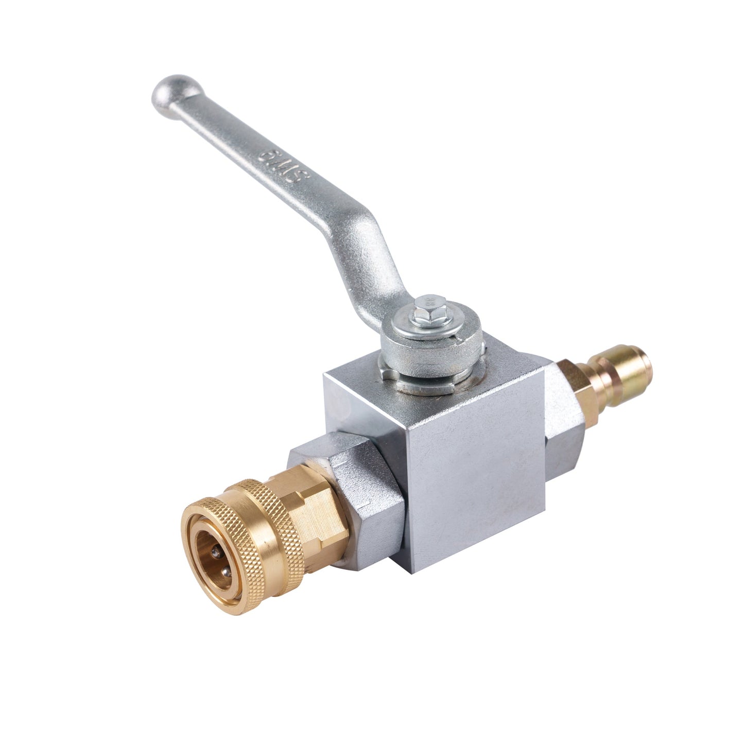 SurfaceMaxx 3/8 - in Plated Steel Ball Valve, 7000 PSI