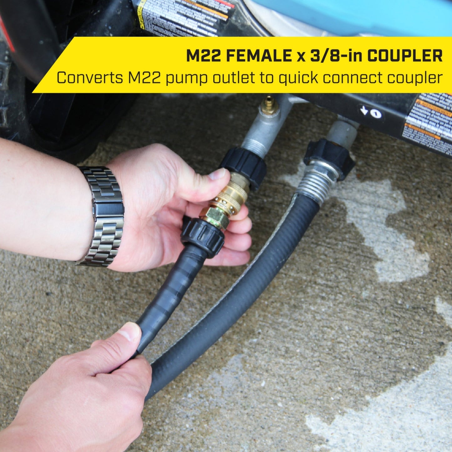 SurfaceMaxx 3/8 - in Quick Disconnect Coupler x Female M - 22