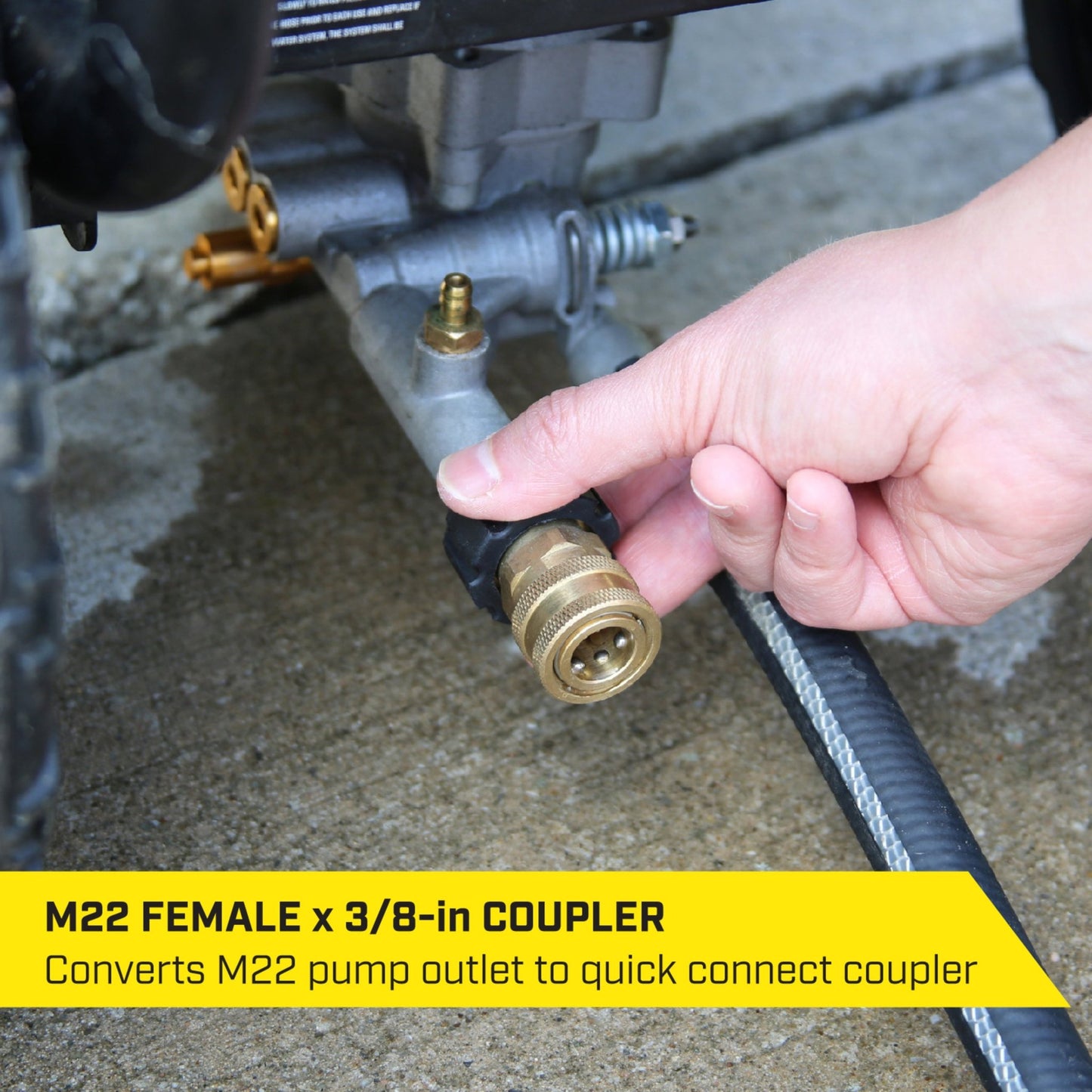 SurfaceMaxx 3/8 - in Quick Disconnect Coupler x Female M - 22