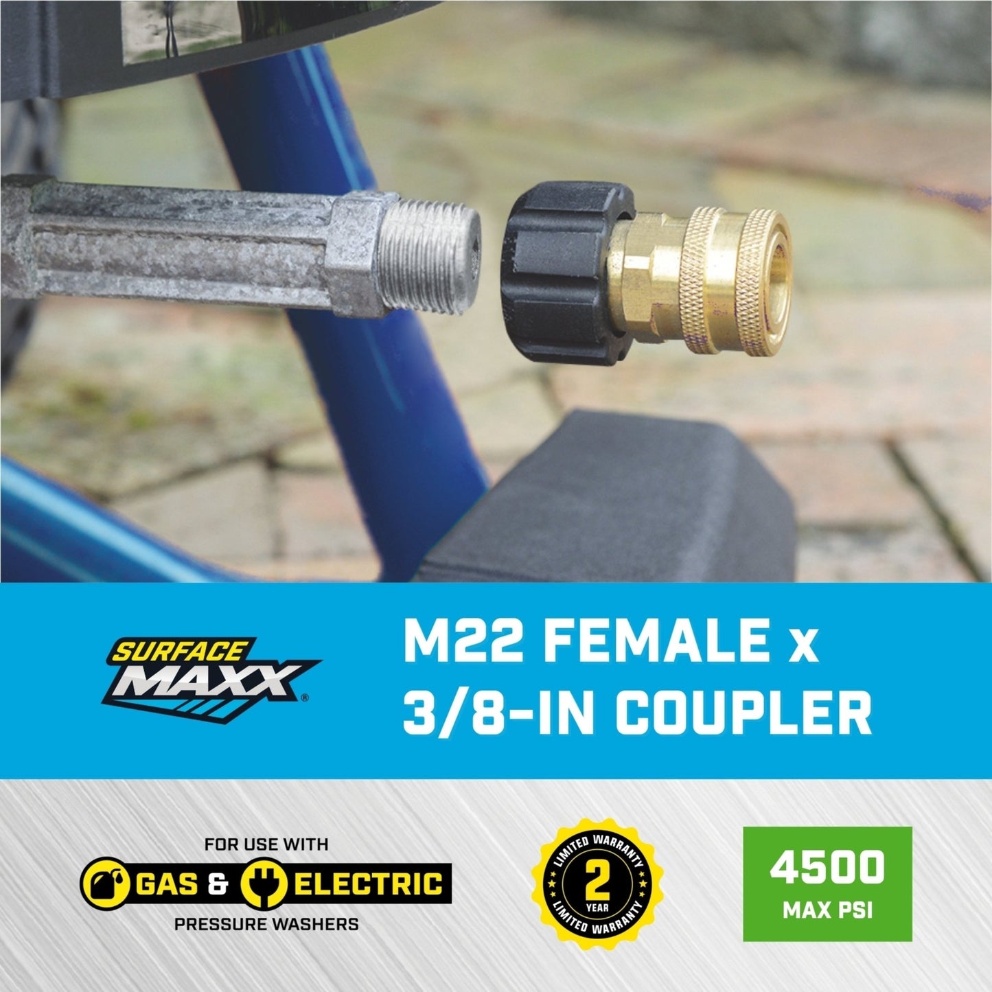 SurfaceMaxx 3/8 - in Quick Disconnect Coupler x Female M - 22