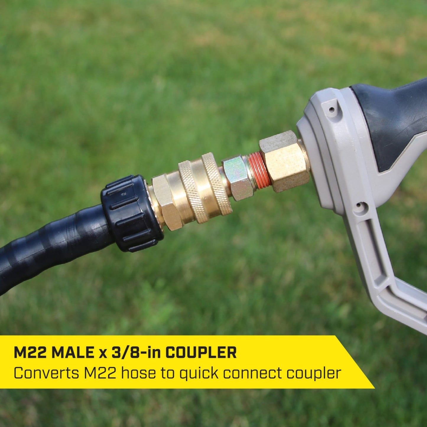 SurfaceMaxx 3/8 - in Quick Disconnect Coupler x Male M - 22