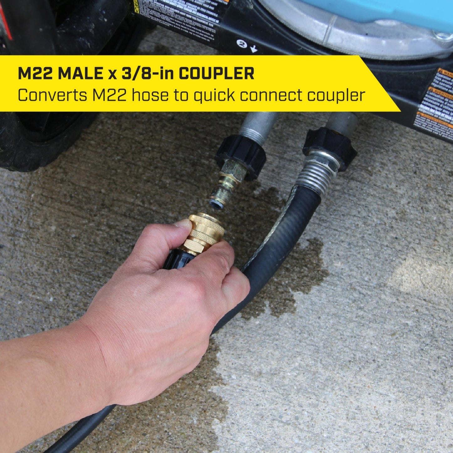 SurfaceMaxx 3/8 - in Quick Disconnect Coupler x Male M - 22