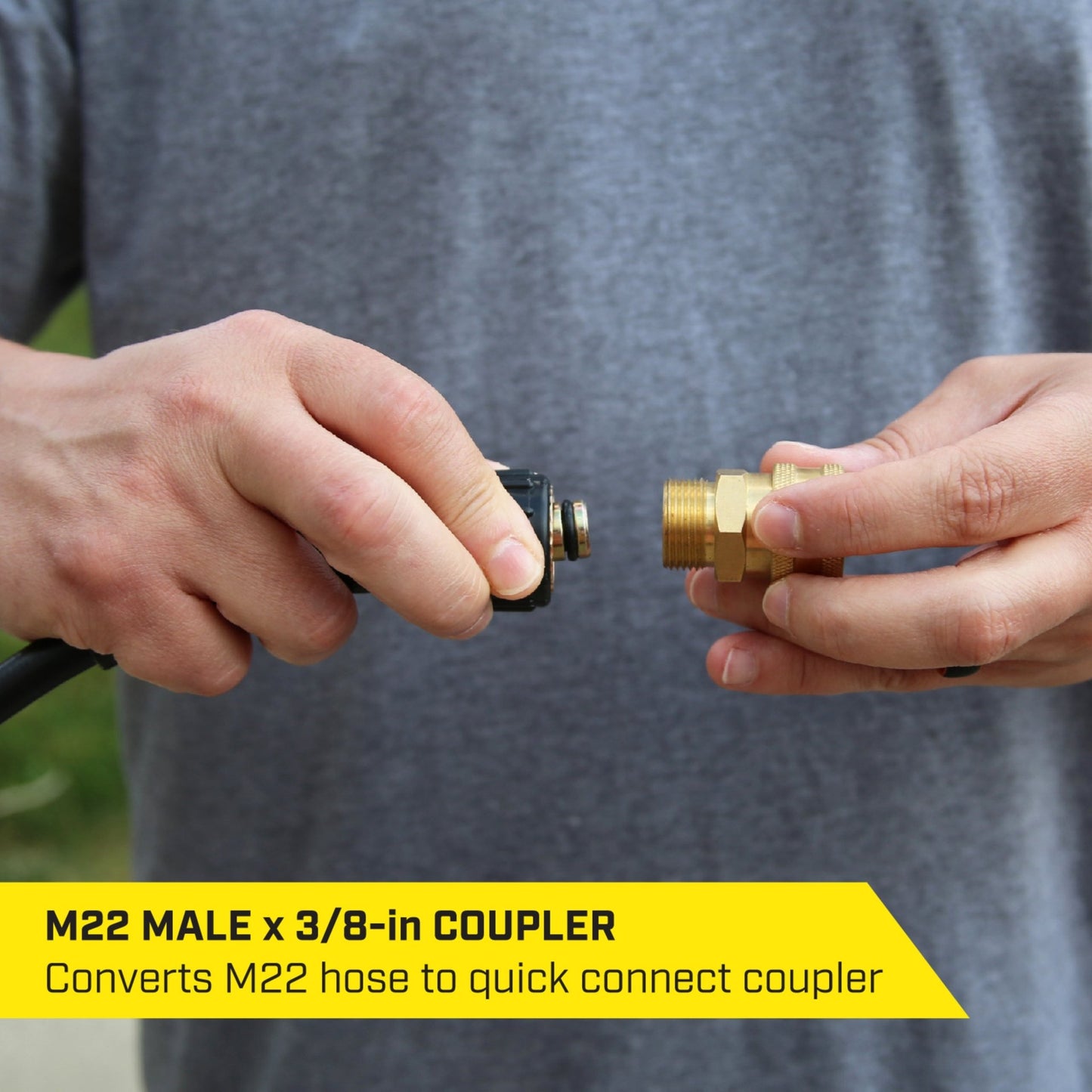 SurfaceMaxx 3/8 - in Quick Disconnect Coupler x Male M - 22