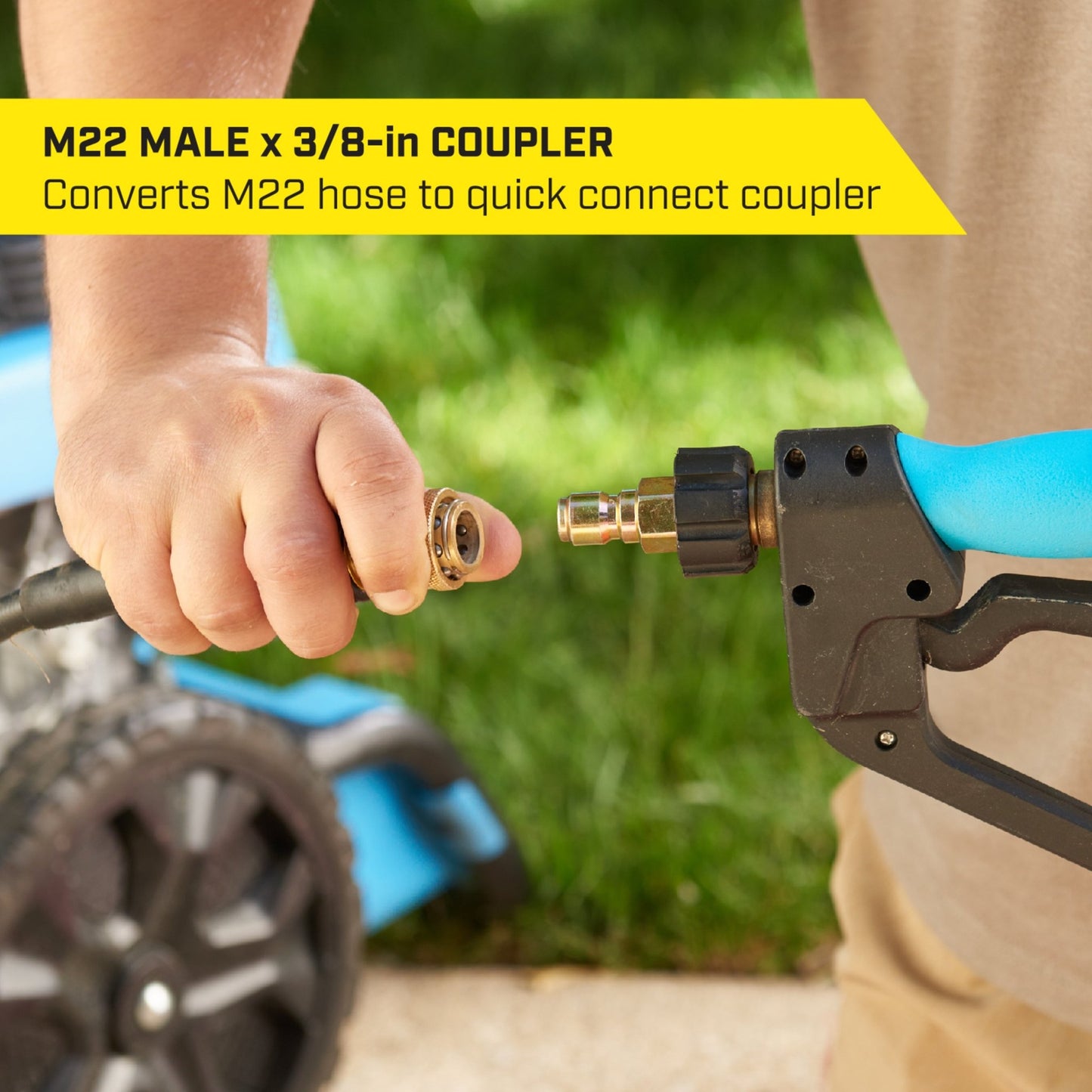 SurfaceMaxx 3/8 - in Quick Disconnect Coupler x Male M - 22