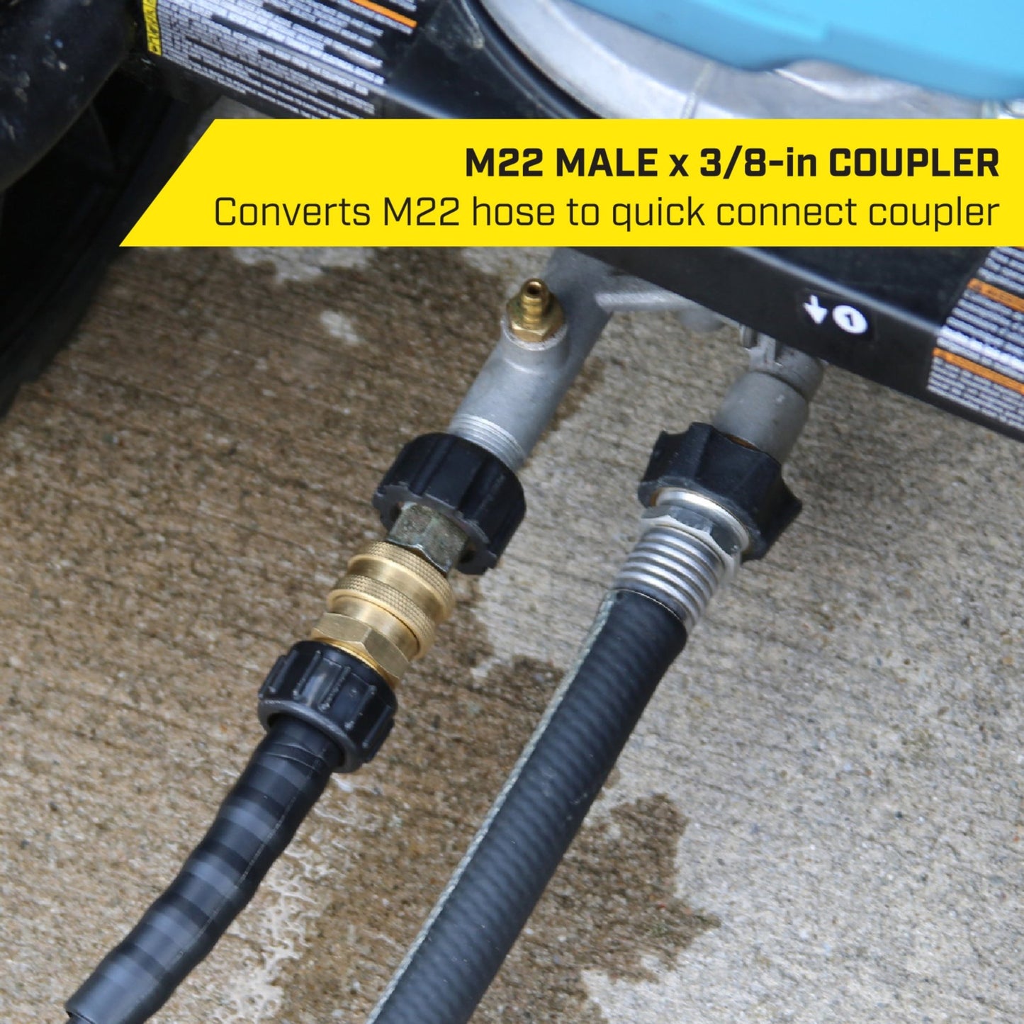 SurfaceMaxx 3/8 - in Quick Disconnect Coupler x Male M - 22