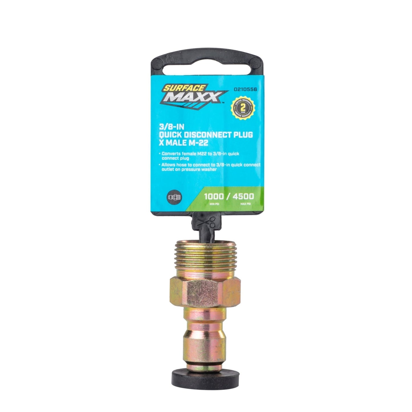 SurfaceMaxx 3/8 - in Quick Disconnect Plug x Male M - 22