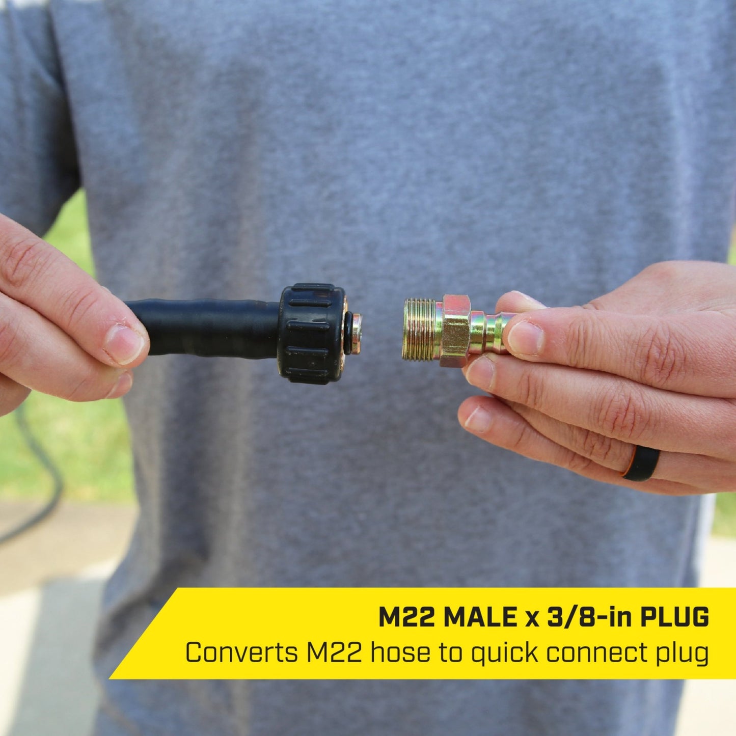 SurfaceMaxx 3/8 - in Quick Disconnect Plug x Male M - 22