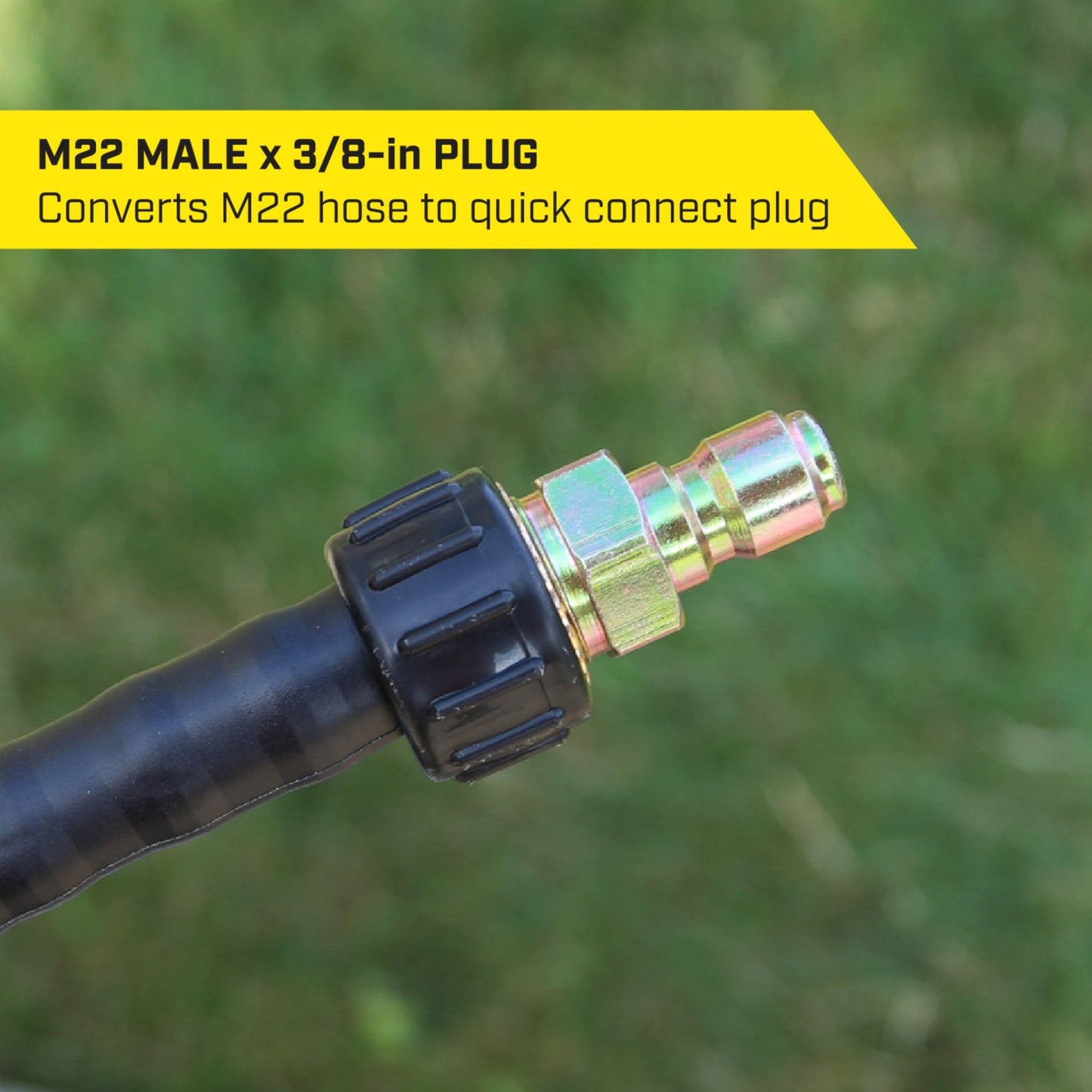 SurfaceMaxx 3/8 - in Quick Disconnect Plug x Male M - 22