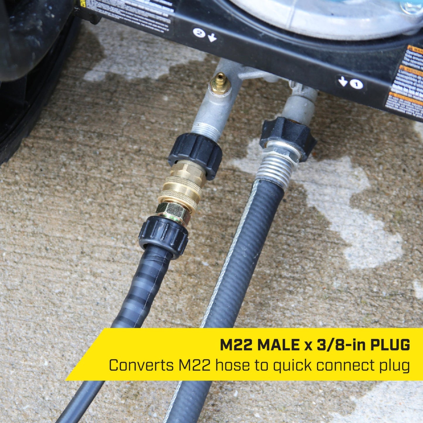 SurfaceMaxx 3/8 - in Quick Disconnect Plug x Male M - 22