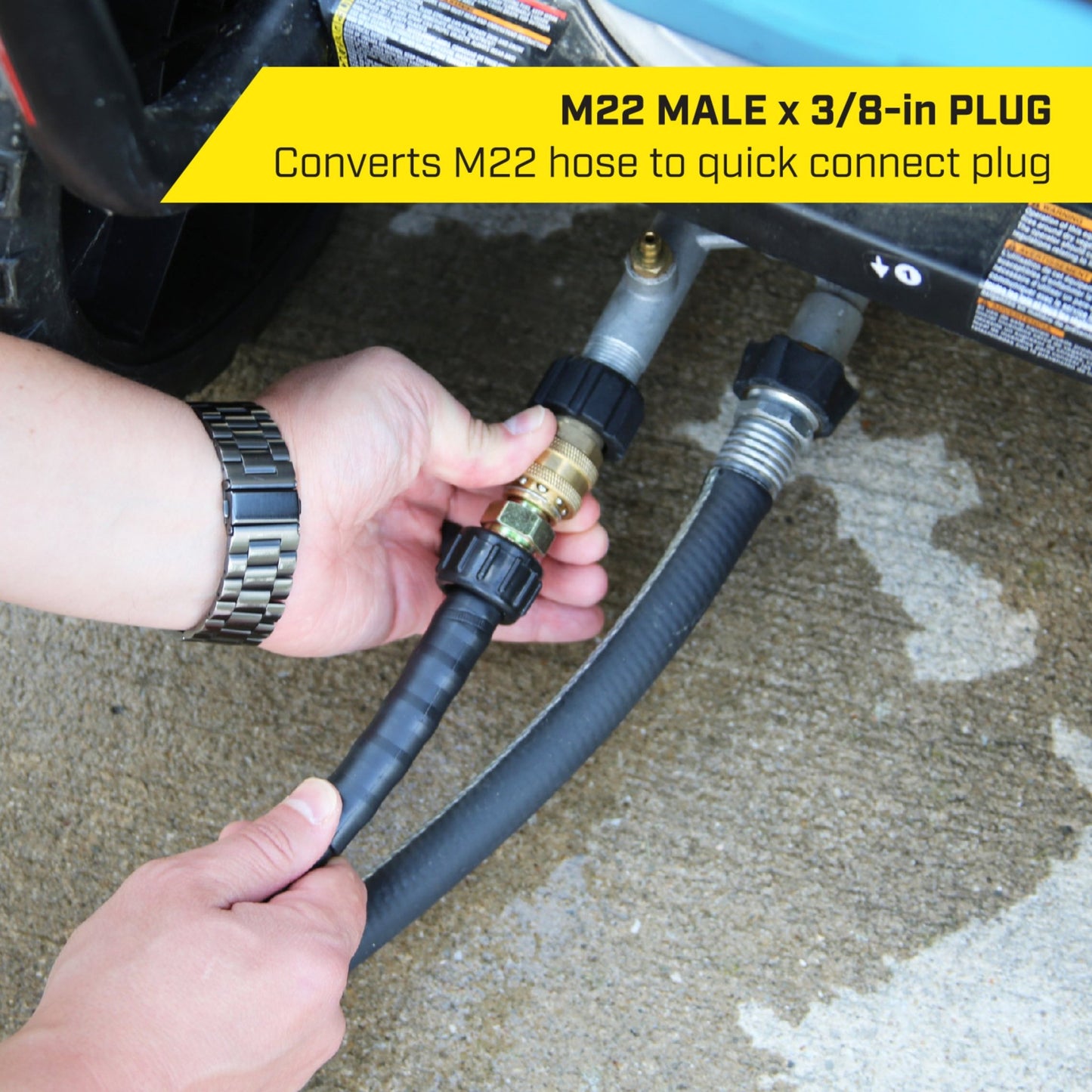 SurfaceMaxx 3/8 - in Quick Disconnect Plug x Male M - 22