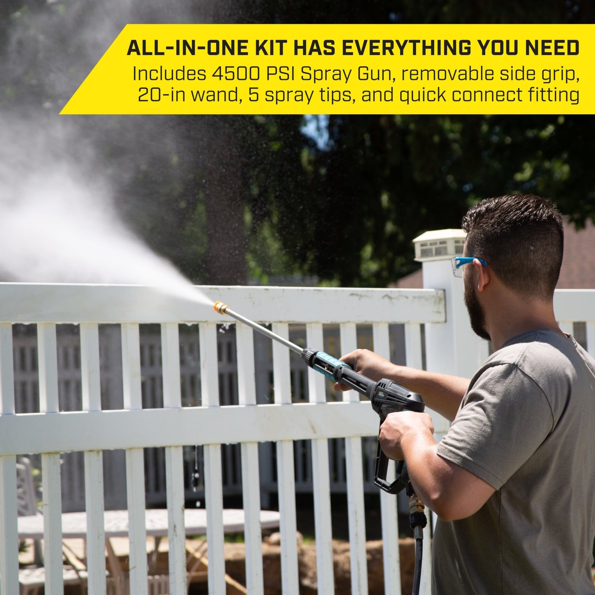 SurfaceMaxx 4500 - PSI Pressure Washer Spray Gun Kit