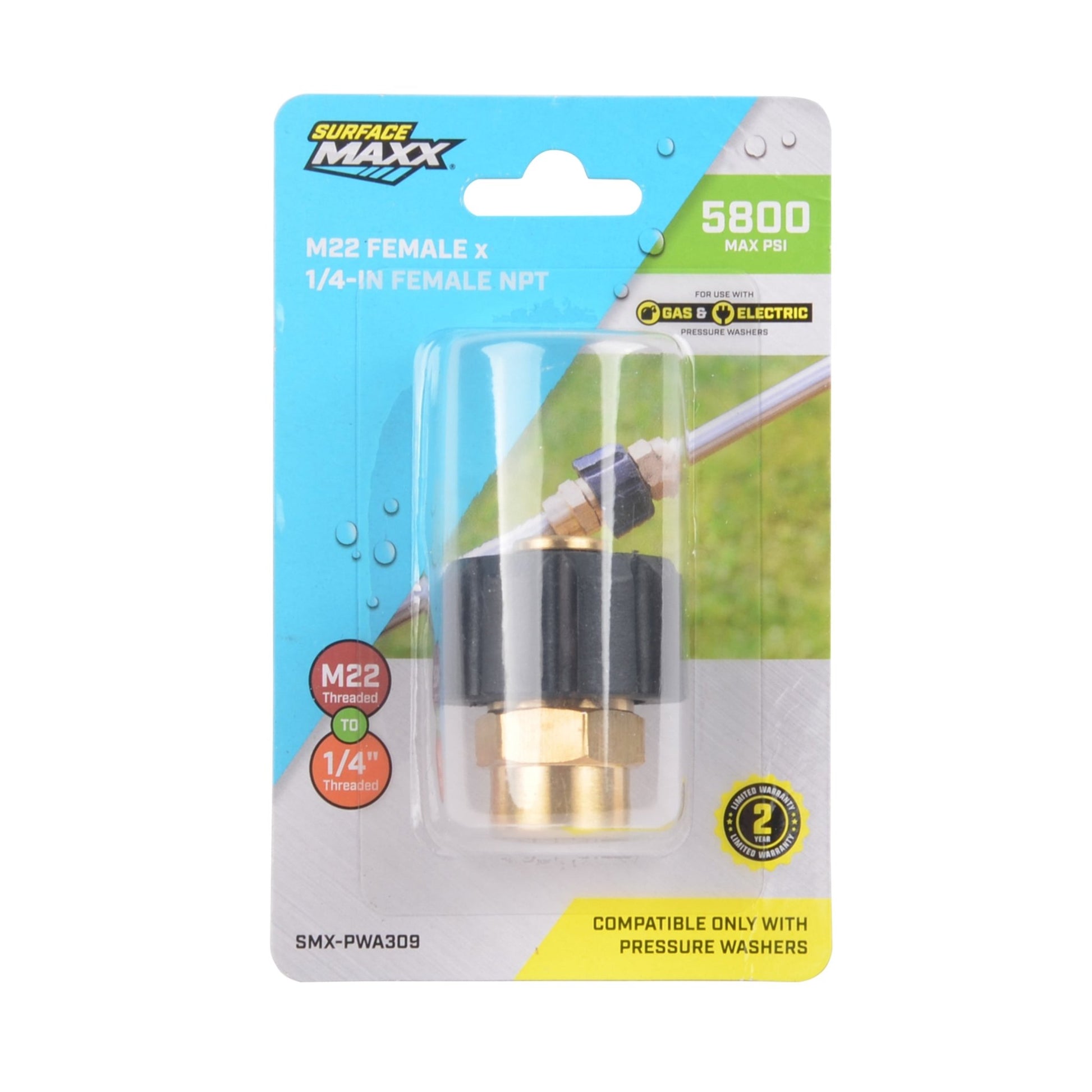 SurfaceMaxx M22 Female x 1/4 - in Female NPT