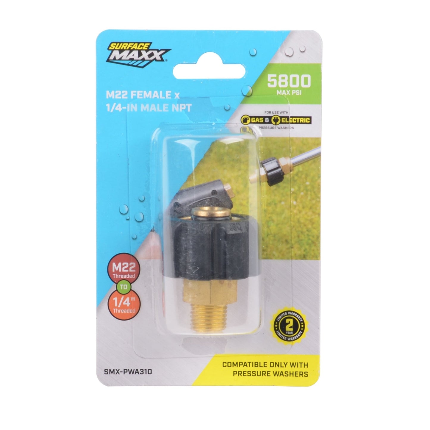 SurfaceMaxx M22 Female x 1/4 - in Male NPT