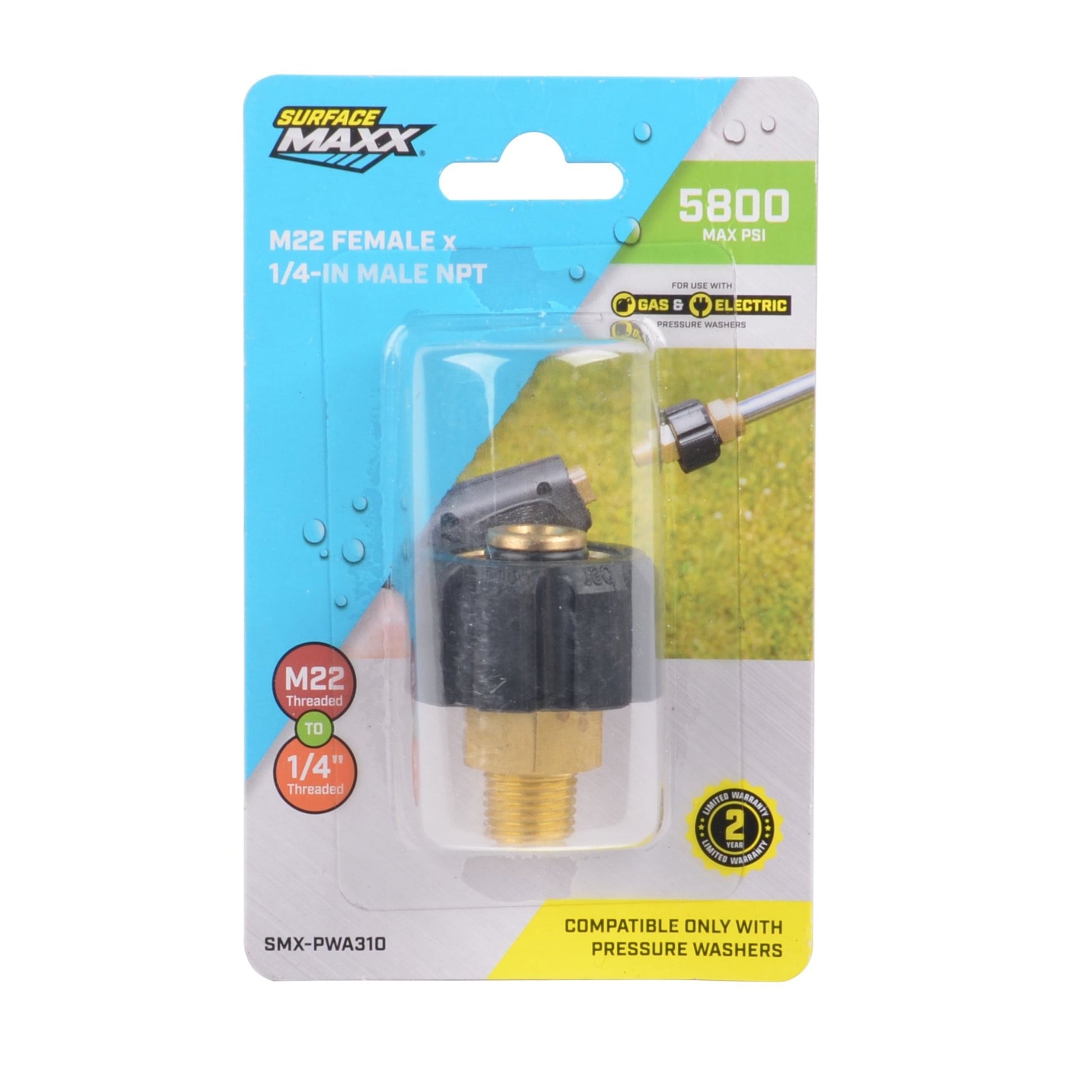 SurfaceMaxx M22 Female x 1/4 - in Male NPT