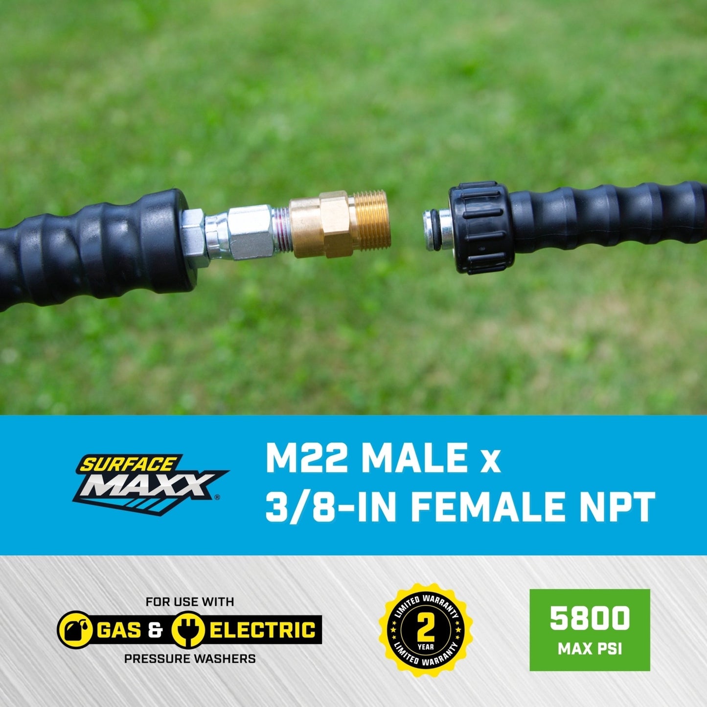 SurfaceMaxx M22 Male x 3/8 - in Female NPT