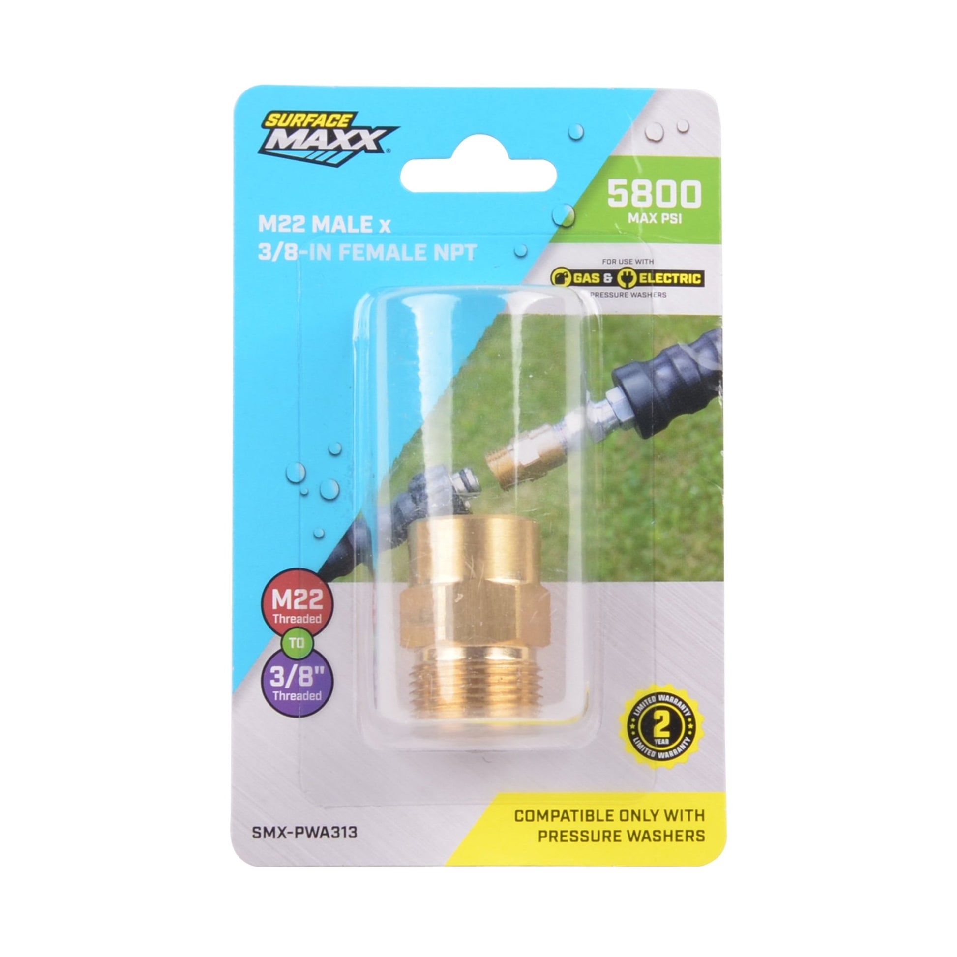 SurfaceMaxx M22 Male x 3/8 - in Female NPT