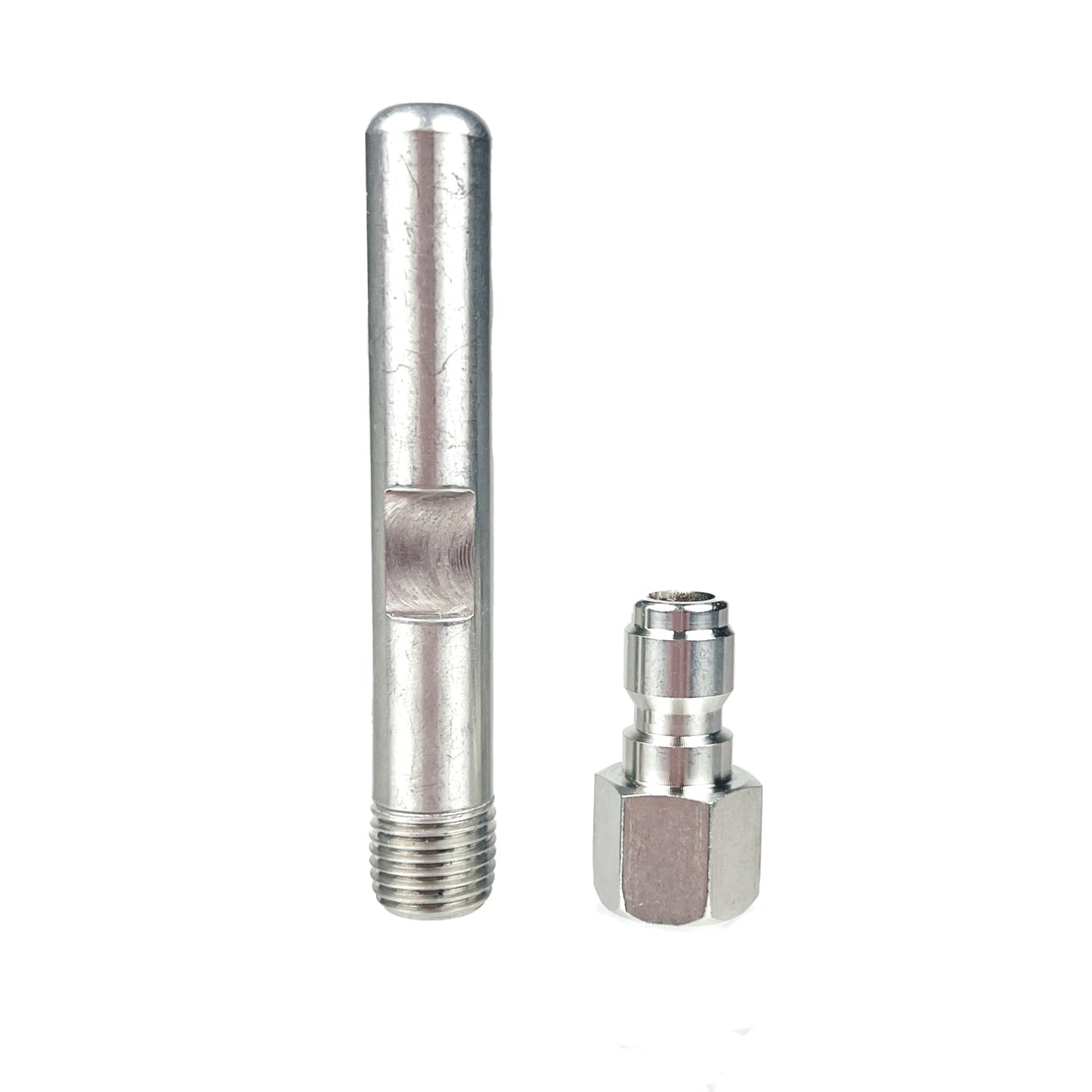 SurfaceMaxx Shooter Stainless Steel High Soap Nozzle - 5.0 Nozzle Size with 1/4 - Inch Plug