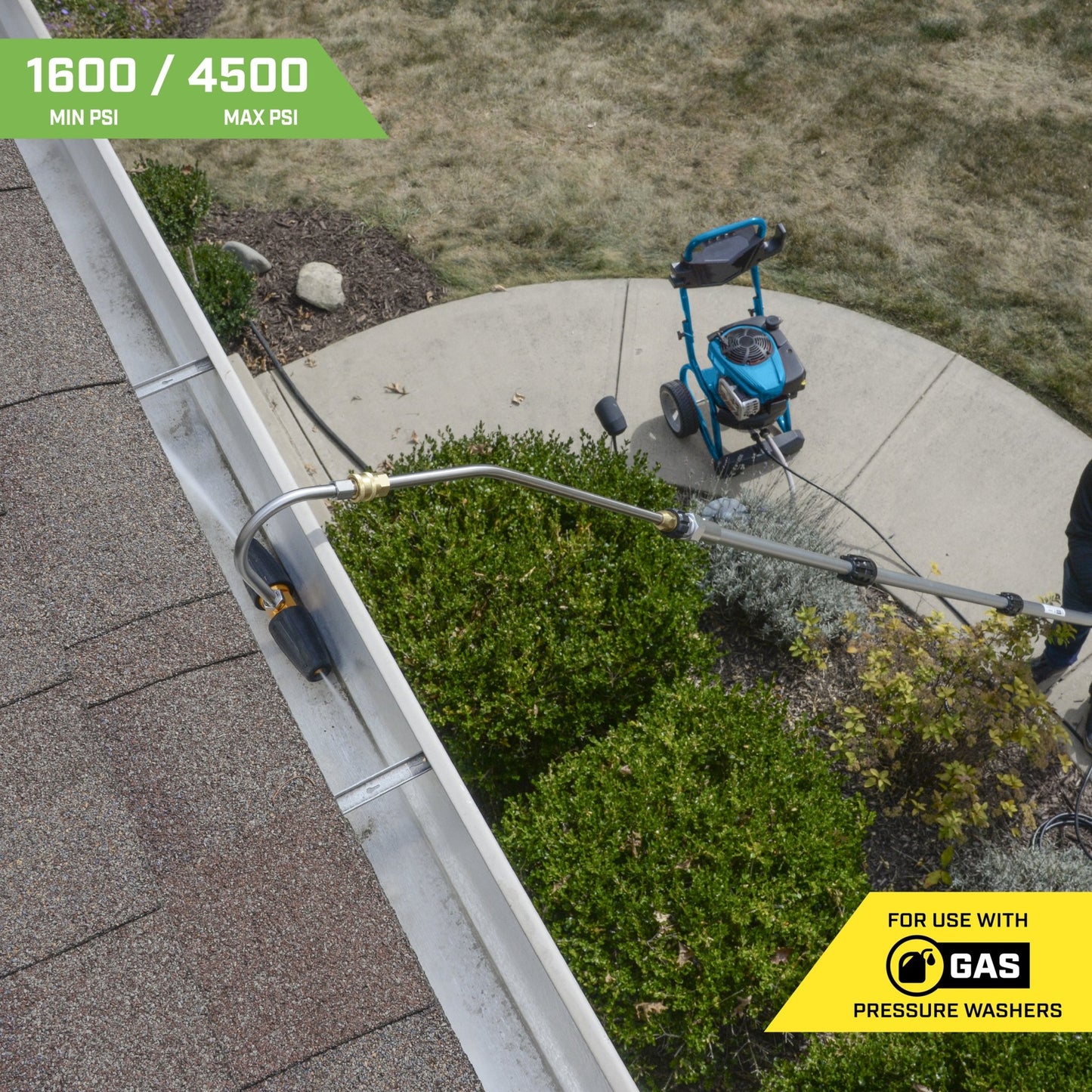 SurfaceMaxx Turbo Nozzle Gutter Cleaner Attachment