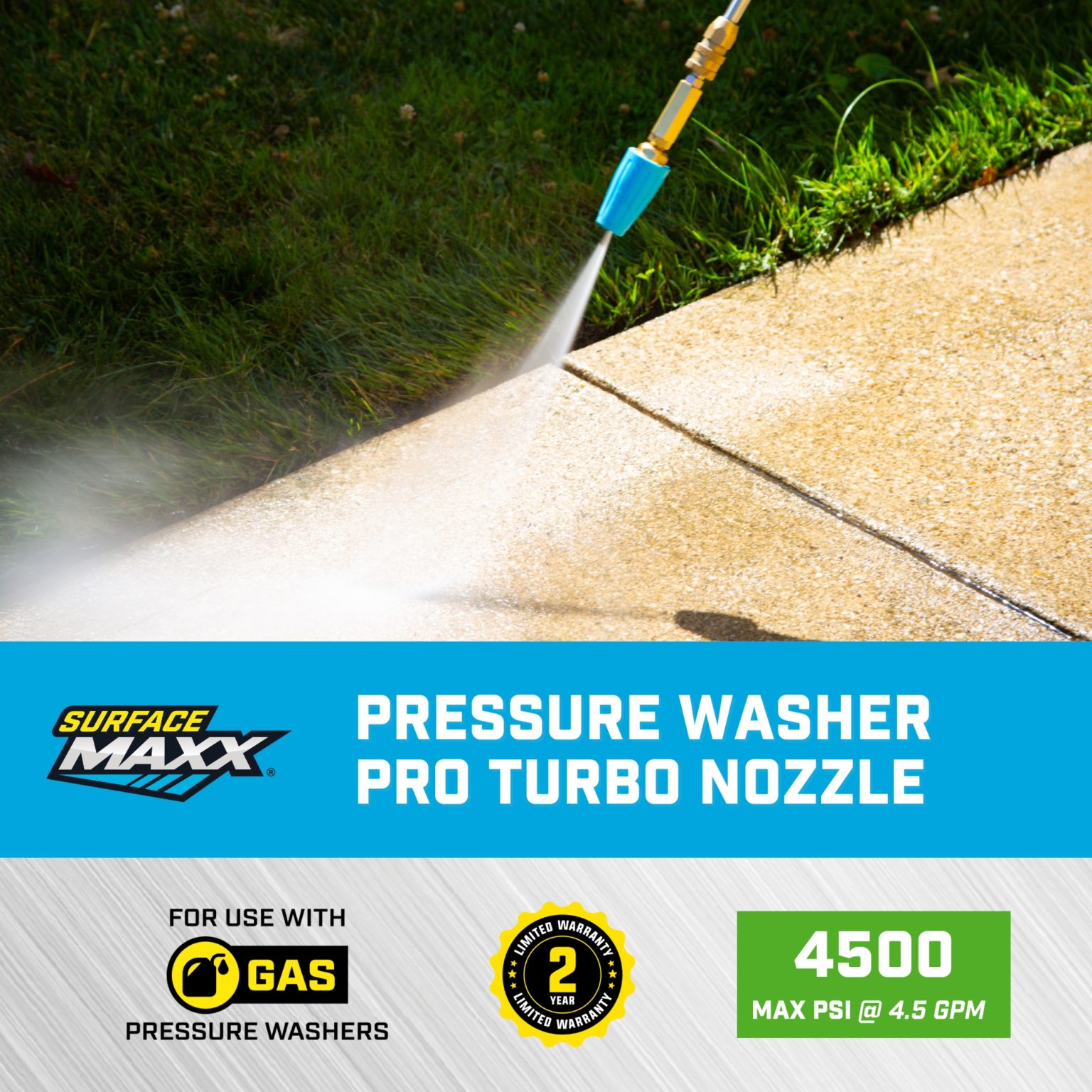 Surfacemaxx Pressure Washer Pro Turbo Nozzle Psi Surfacemaxx