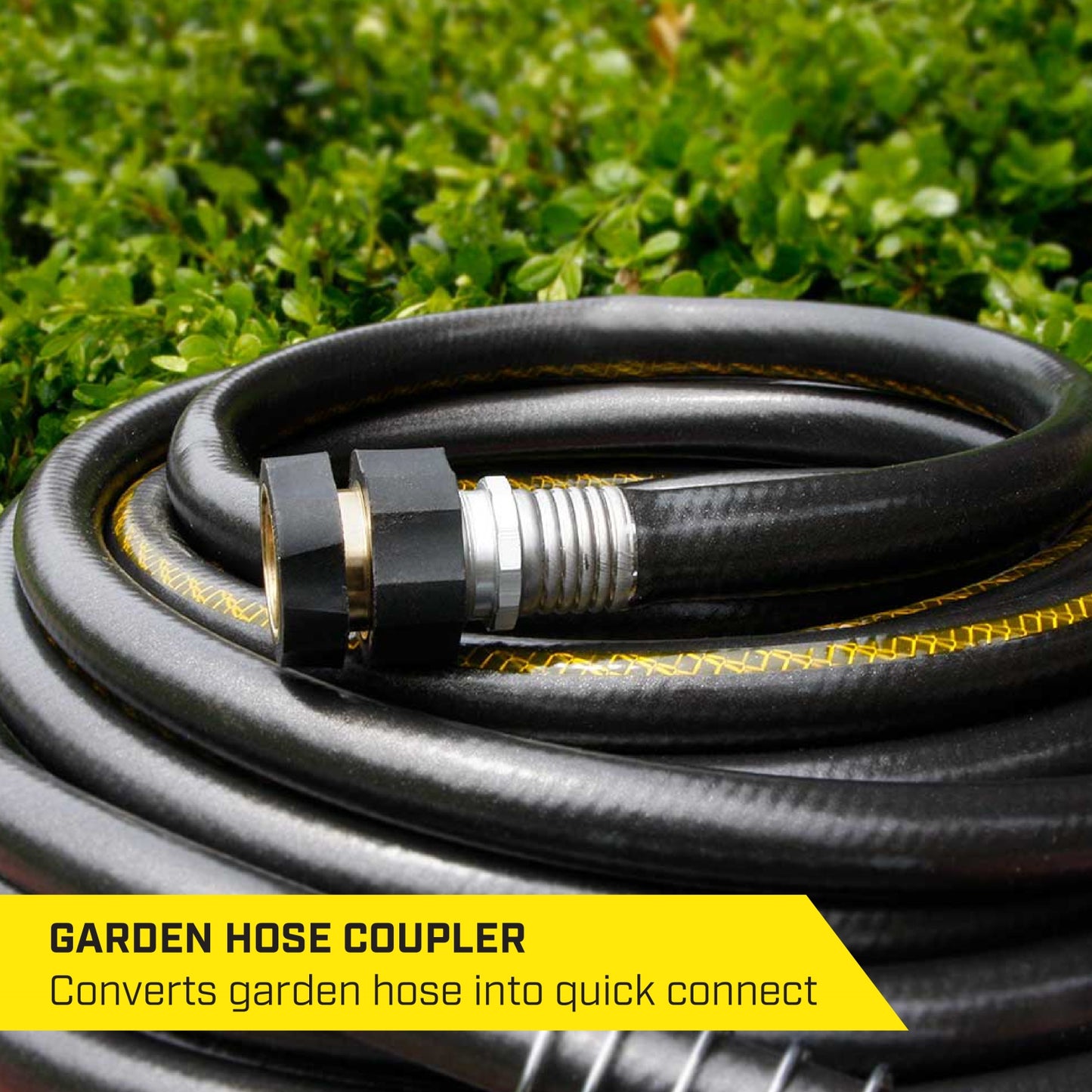 SurfaceMaxx Garden Hose Quick Connect - 2 Couplers, 4 Plugs