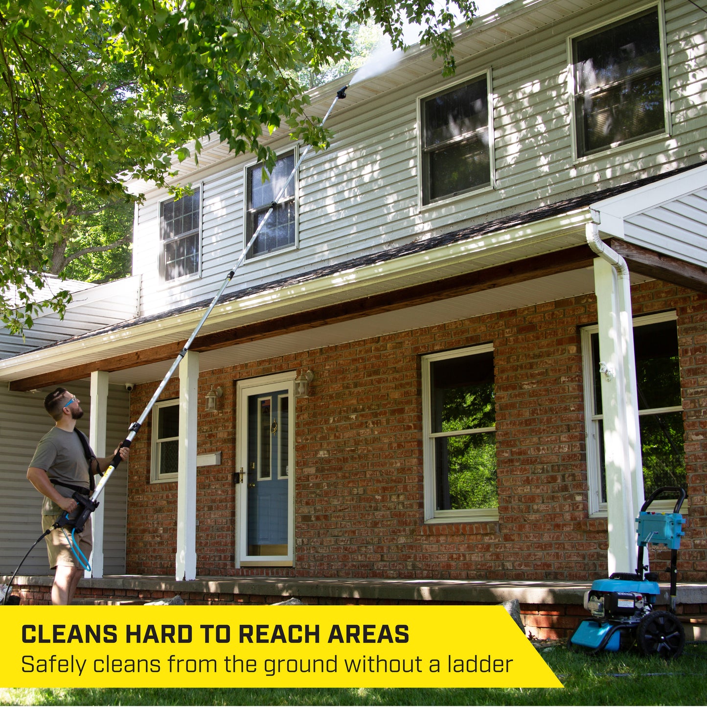 SurfaceMaxx 18-ft Pressure Washer Telescoping Extension Wand