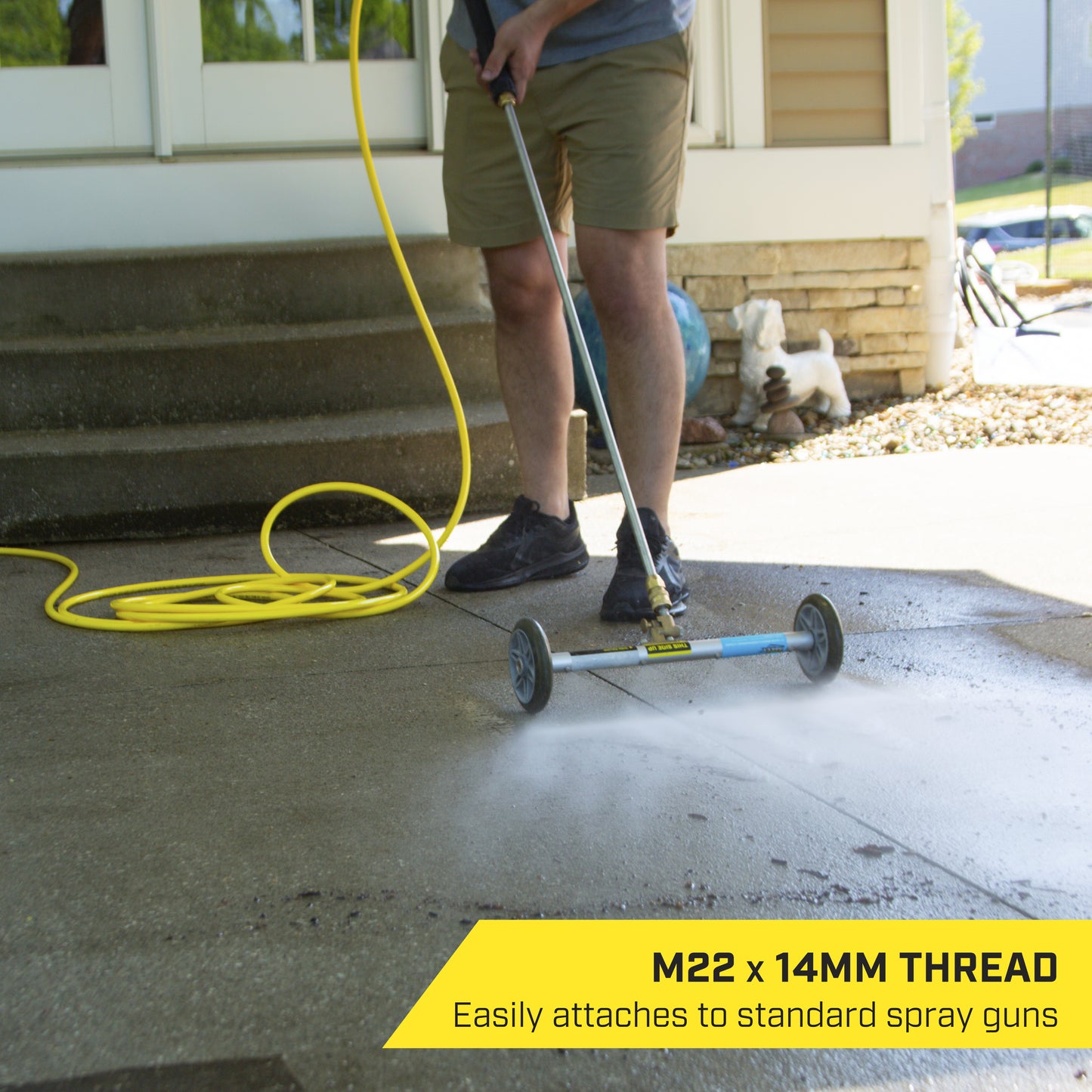 SurfaceMaxx 1/4-in x 30-ft Polyurethane Pressure Washer Replacement Hose