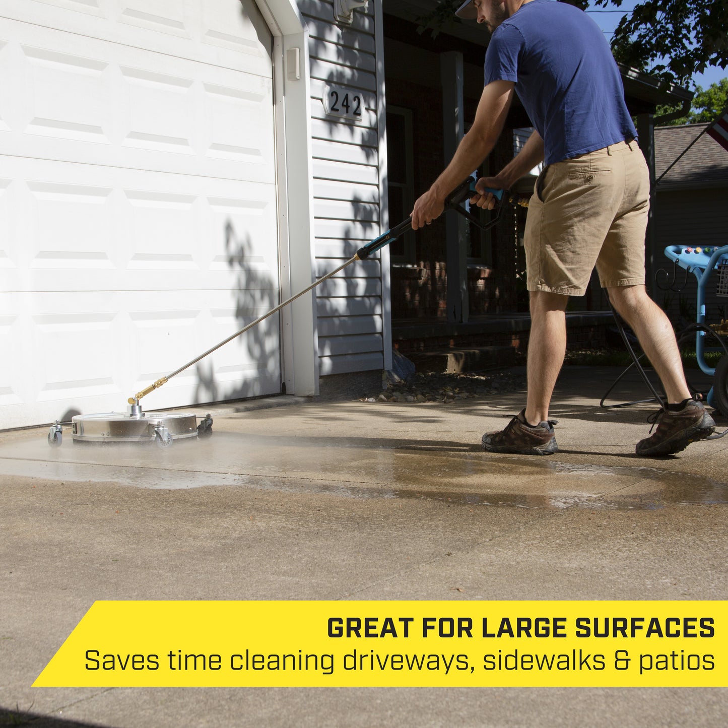 SurfaceMaxx 18-inch Stainless Steel Surface Cleaner