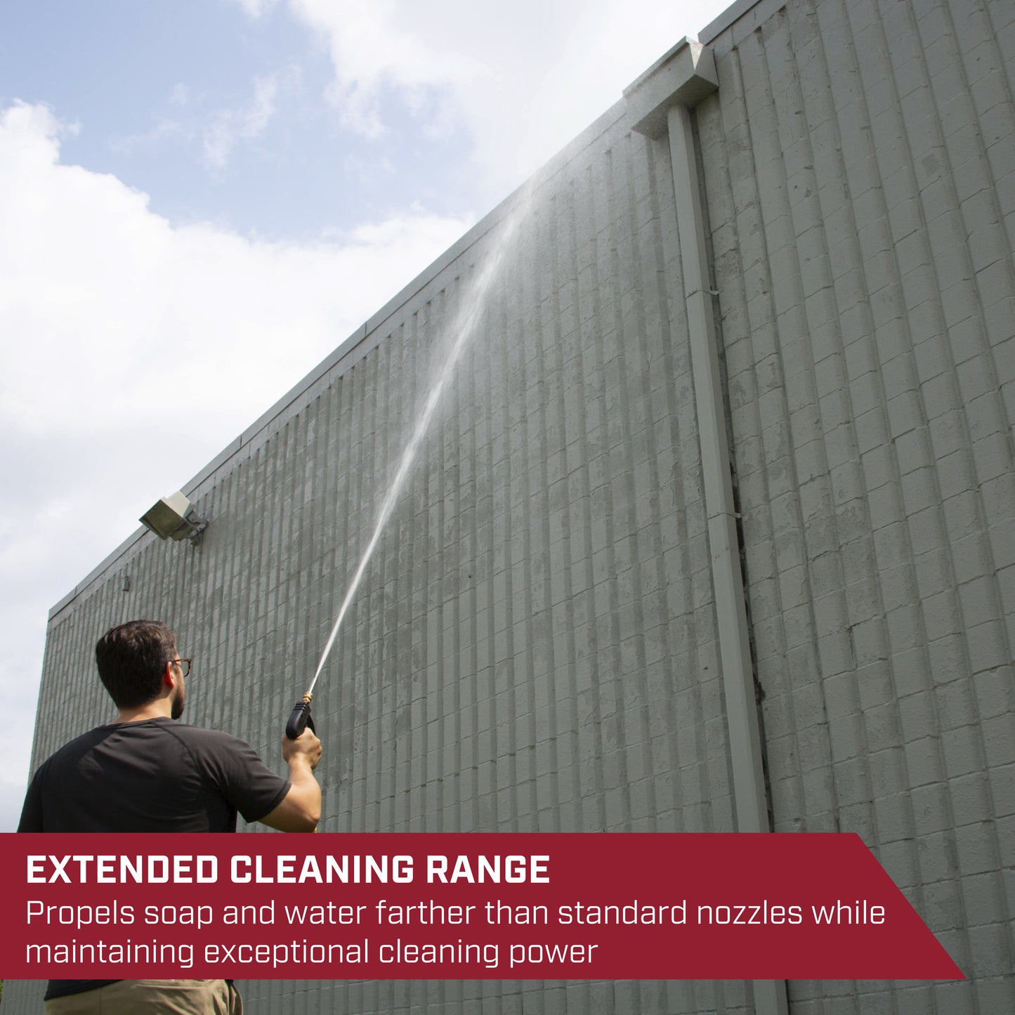 SurfaceMaxx PRO Shooter Stainless Steel High Soap Nozzle - 3.0 Nozzle Size