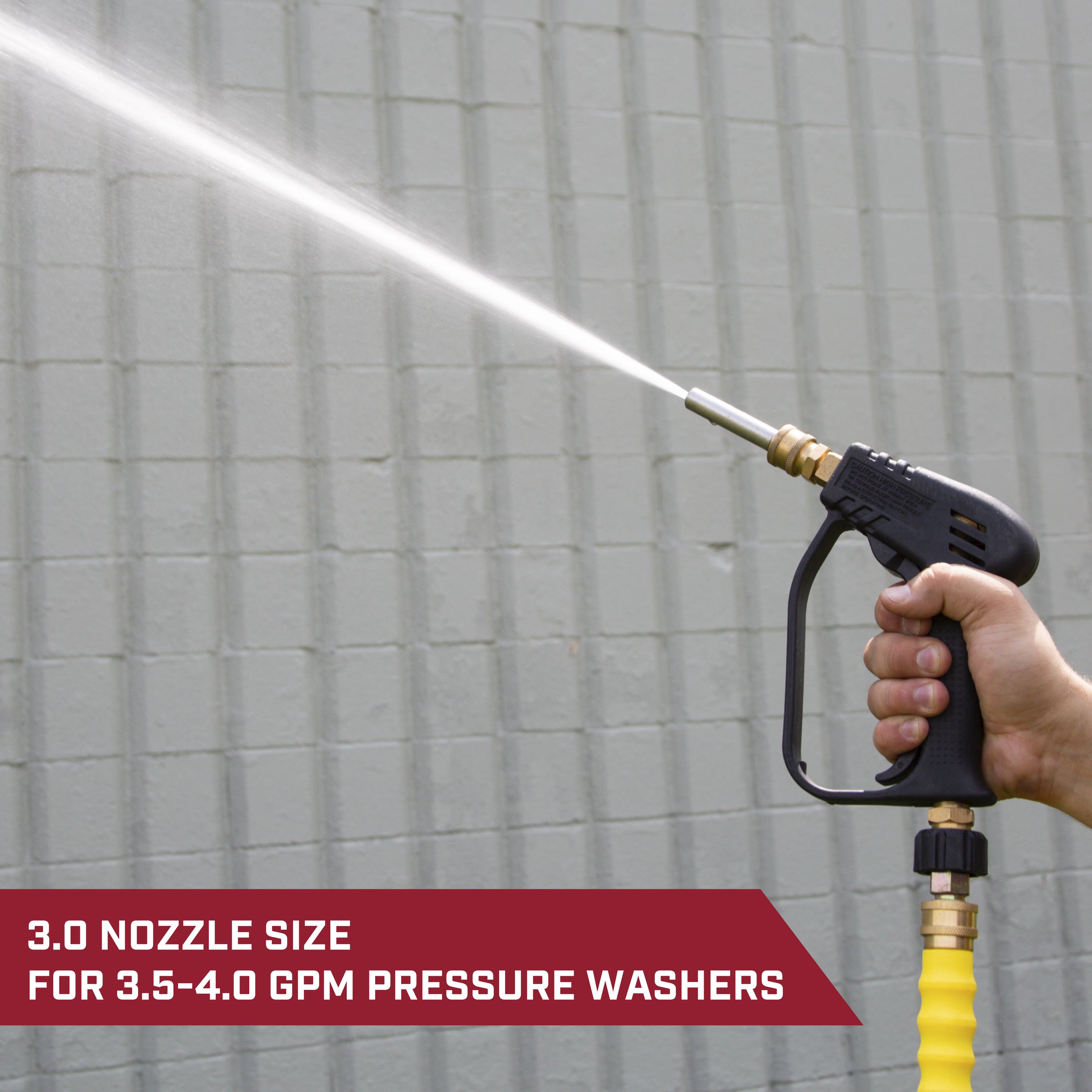 SurfaceMaxx PRO Shooter Stainless Steel High Soap Nozzle - 3.0 Nozzle