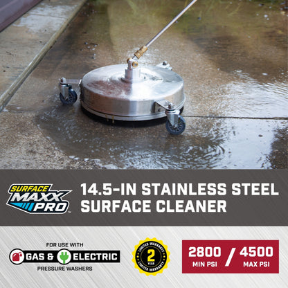 SurfaceMaxx PRO 14.5-inch Stainless Steel Surface Cleaner