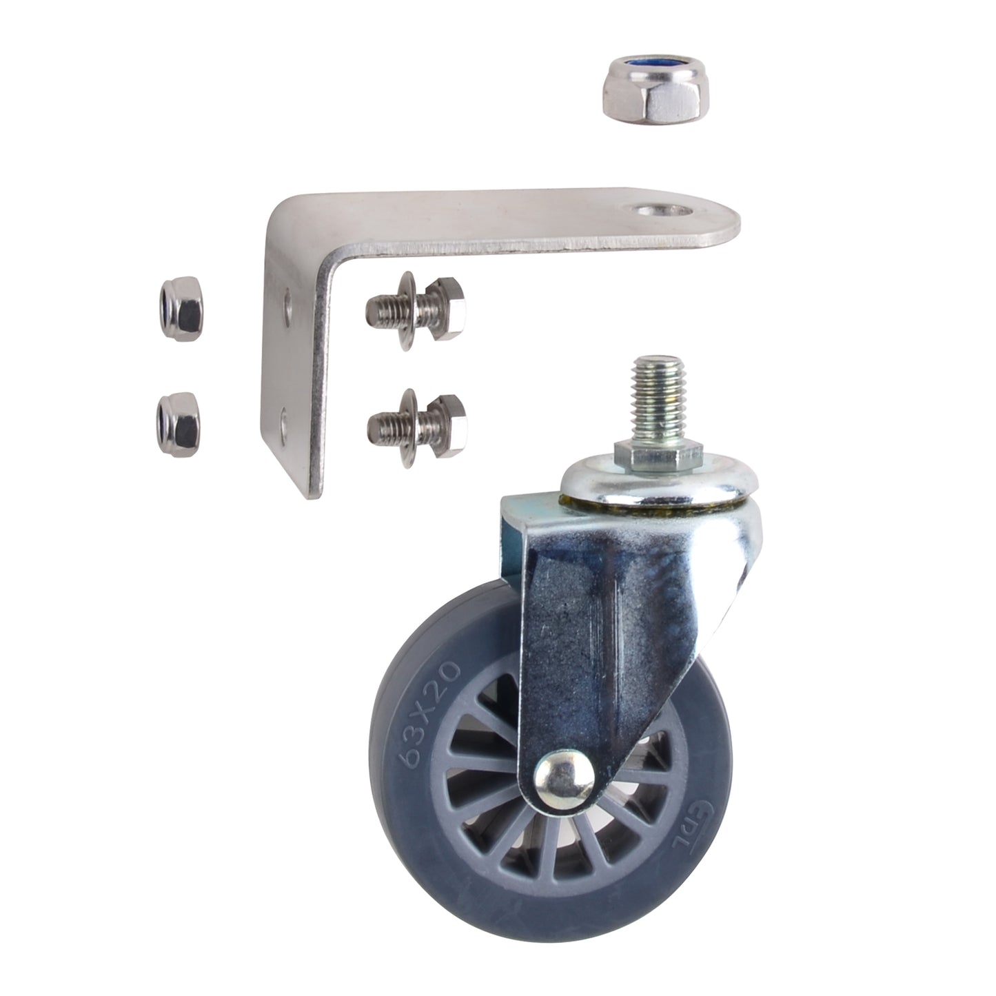 Wheel Assembly for SurfaceMaxx 21-in Stainless Steel Surface Cleaner