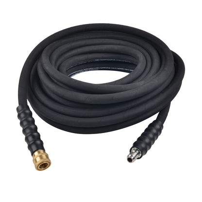 SurfaceMaxx 3/8-in x 50-ft Steel & Polyester Braided Pressure Washer Replacement Hose, Rubber Outer Jacket