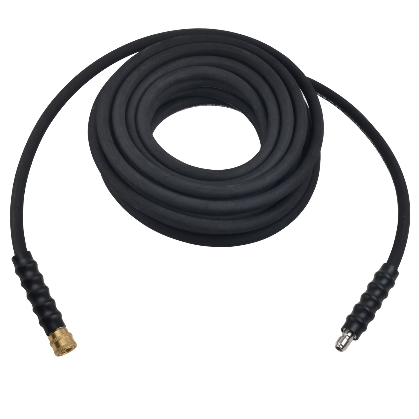 SurfaceMaxx 3/8-in x 50-ft Steel & Polyester Braided Pressure Washer Replacement Hose, Rubber Outer Jacket