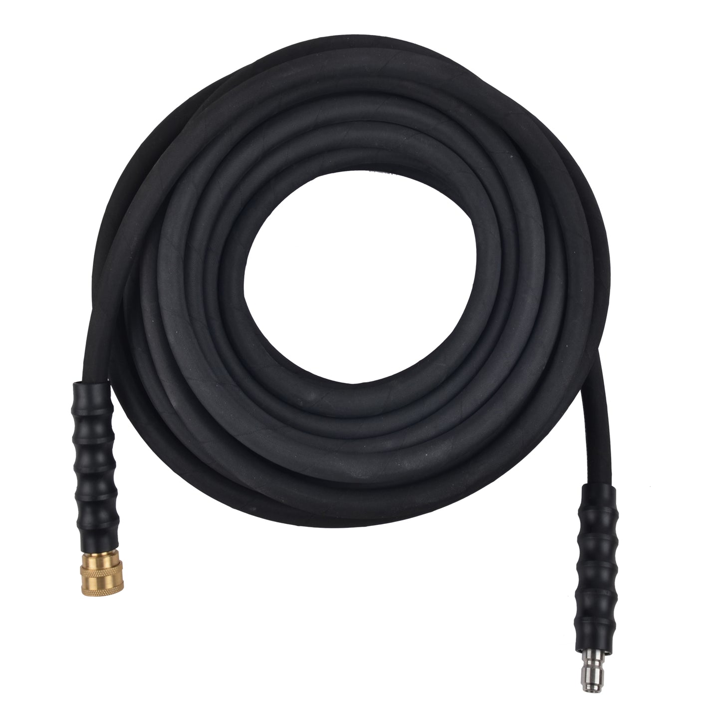 SurfaceMaxx 3/8-in x 50-ft Steel & Polyester Braided Pressure Washer Replacement Hose, Rubber Outer Jacket