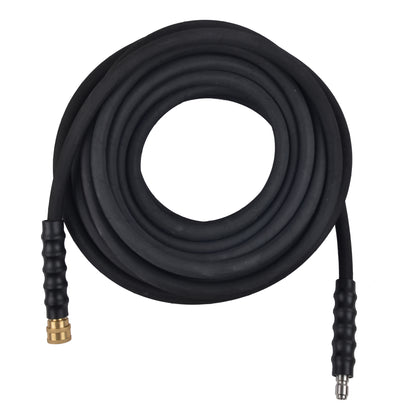 SurfaceMaxx 3/8-in x 50-ft Steel & Polyester Braided Pressure Washer Replacement Hose, Rubber Outer Jacket